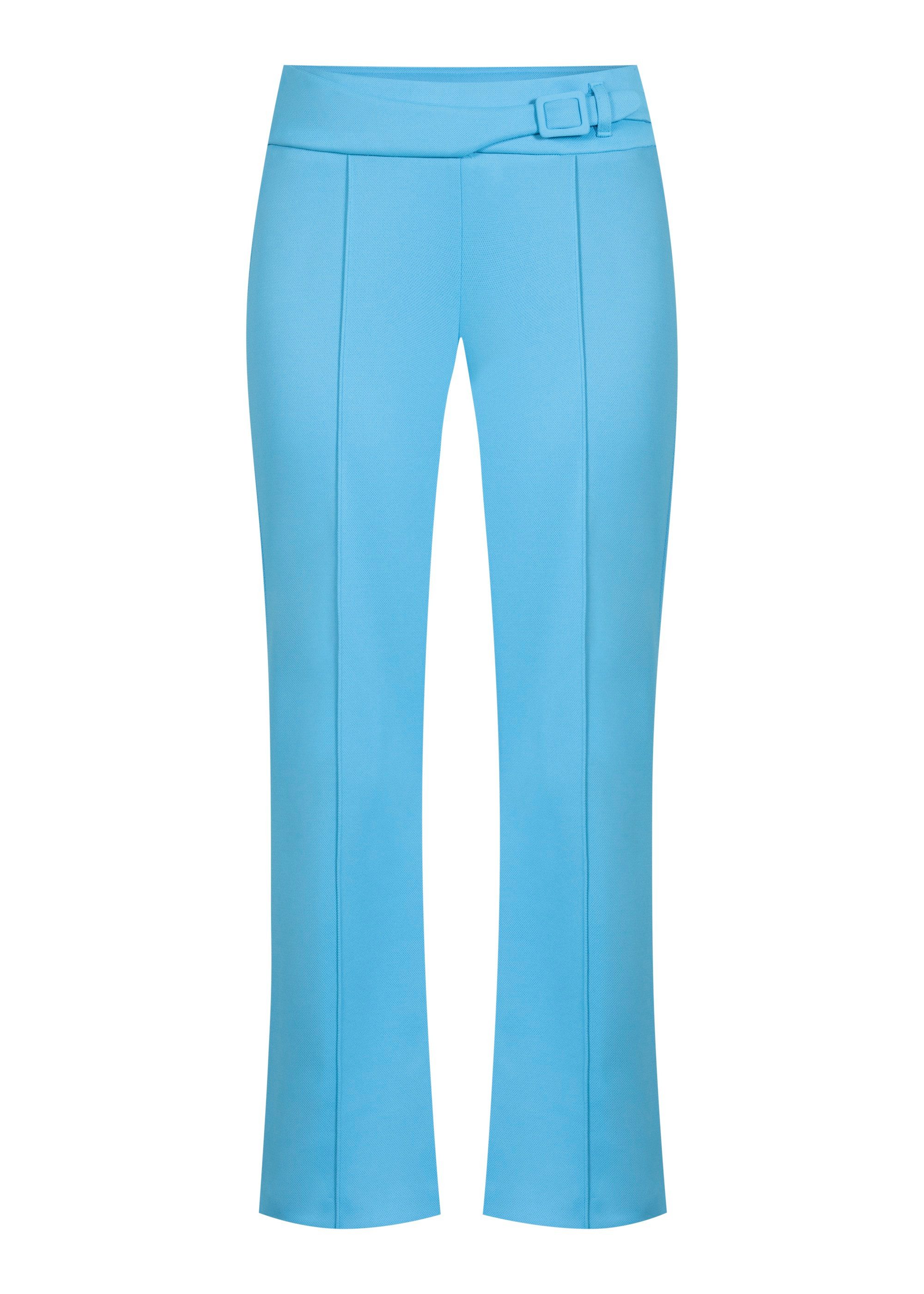 Stehmann Stoffen broek met riemgesp
