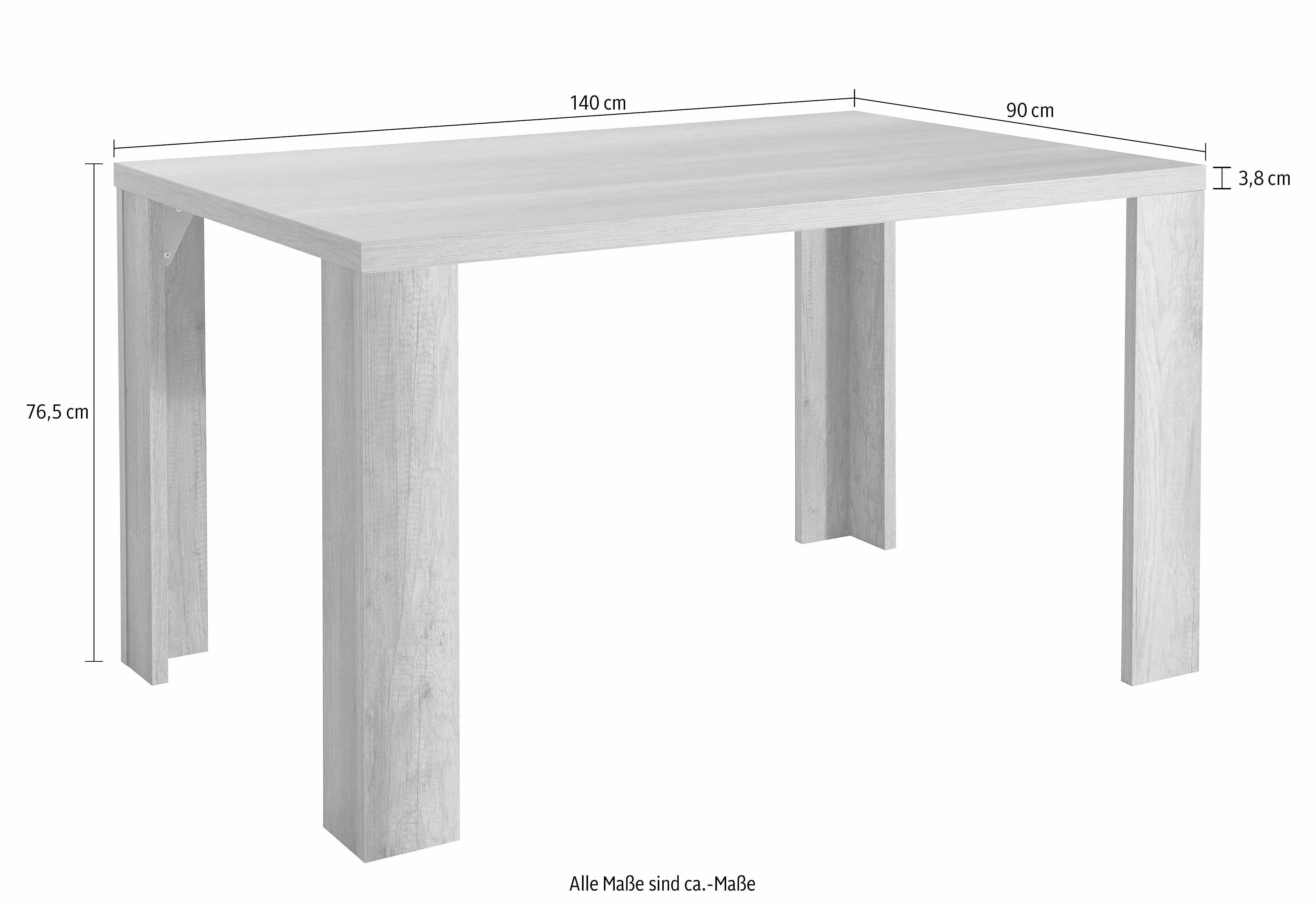 Mäusbacher Eettafel in 3 maten