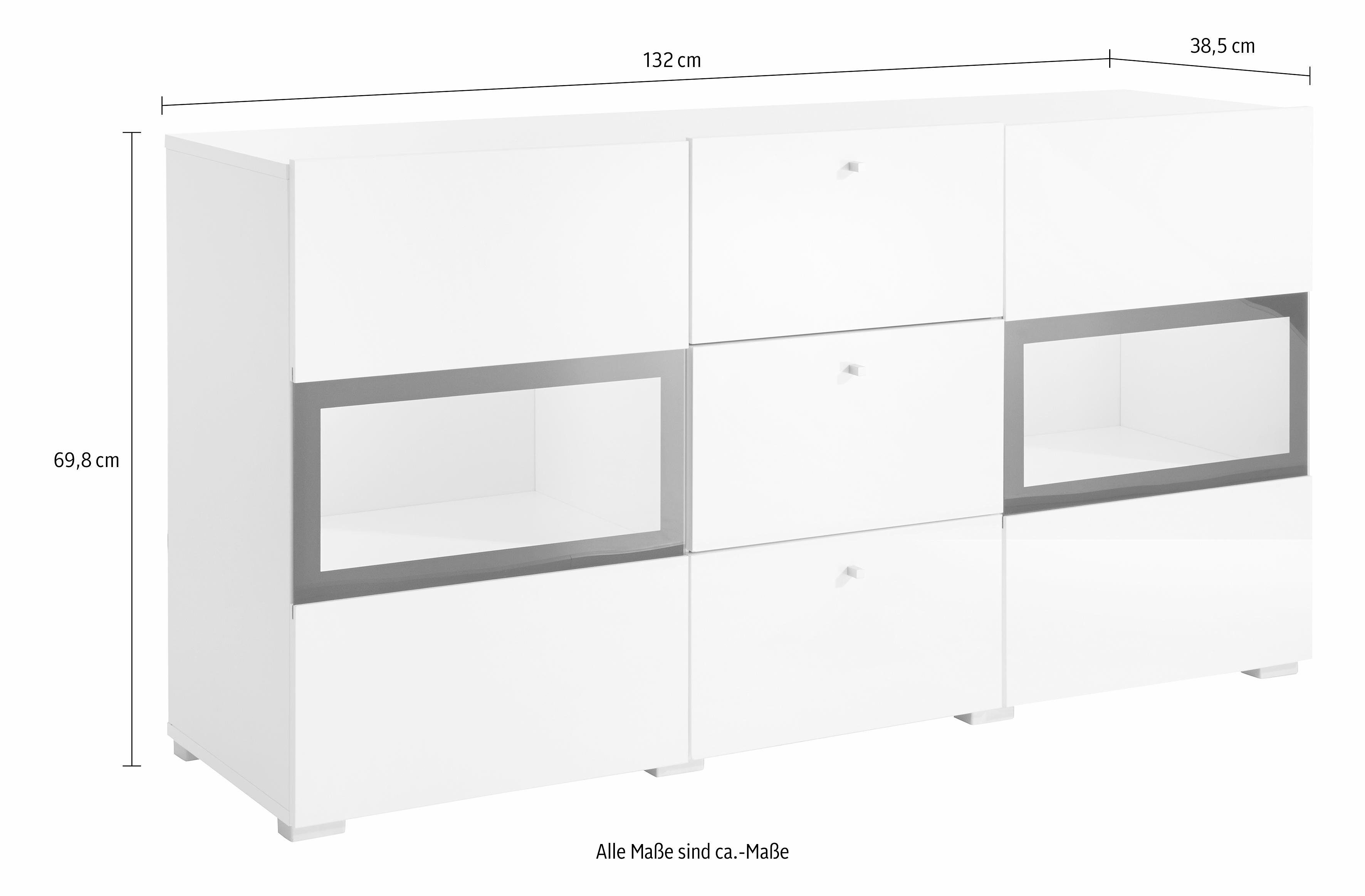 INOSIGN Dressoir Baros Breedte 132 cm