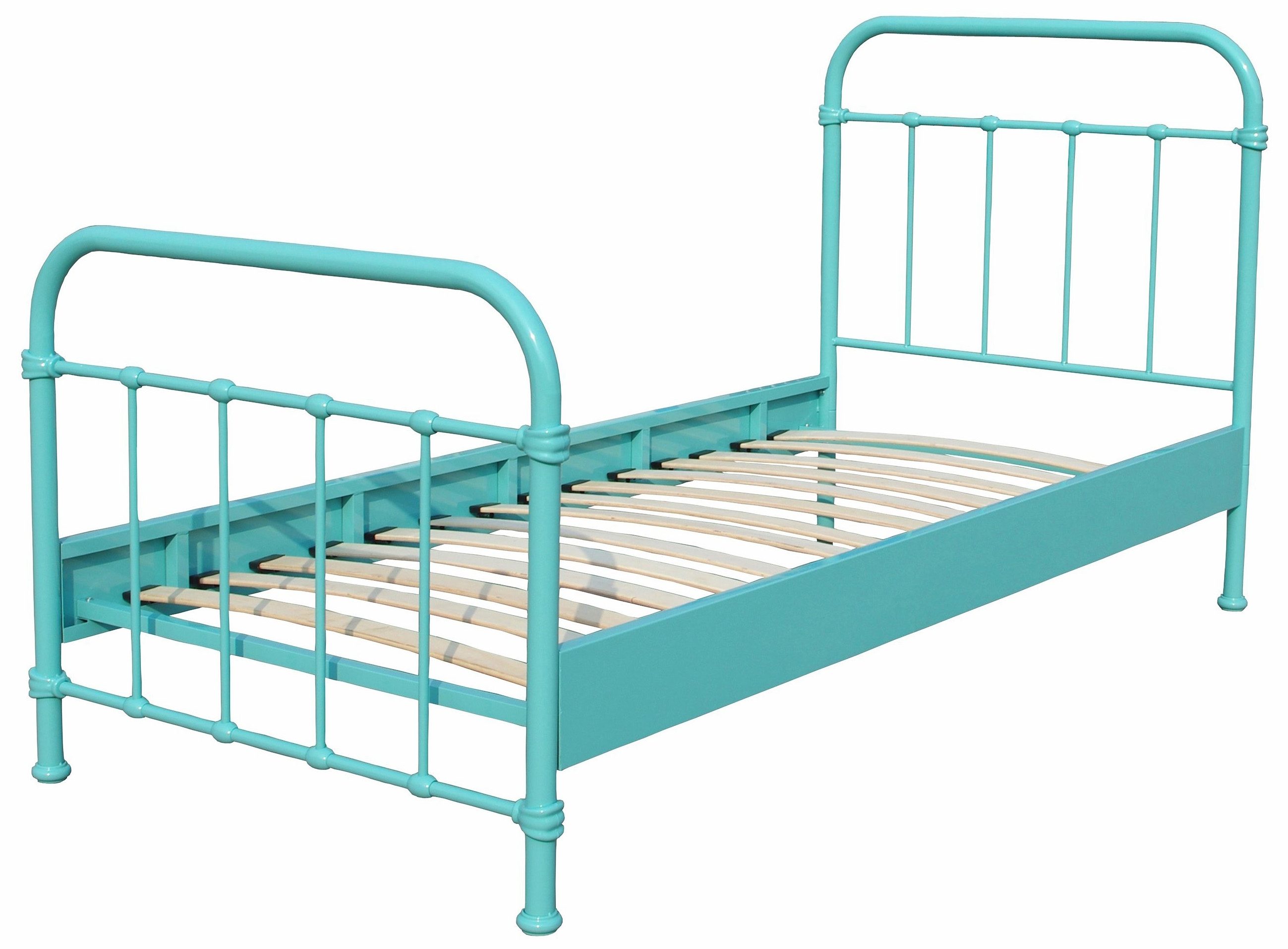 Vipack 1-persoonsledikant New York, bedframe metaal, poedergecoat, in tijdloos ontwerp