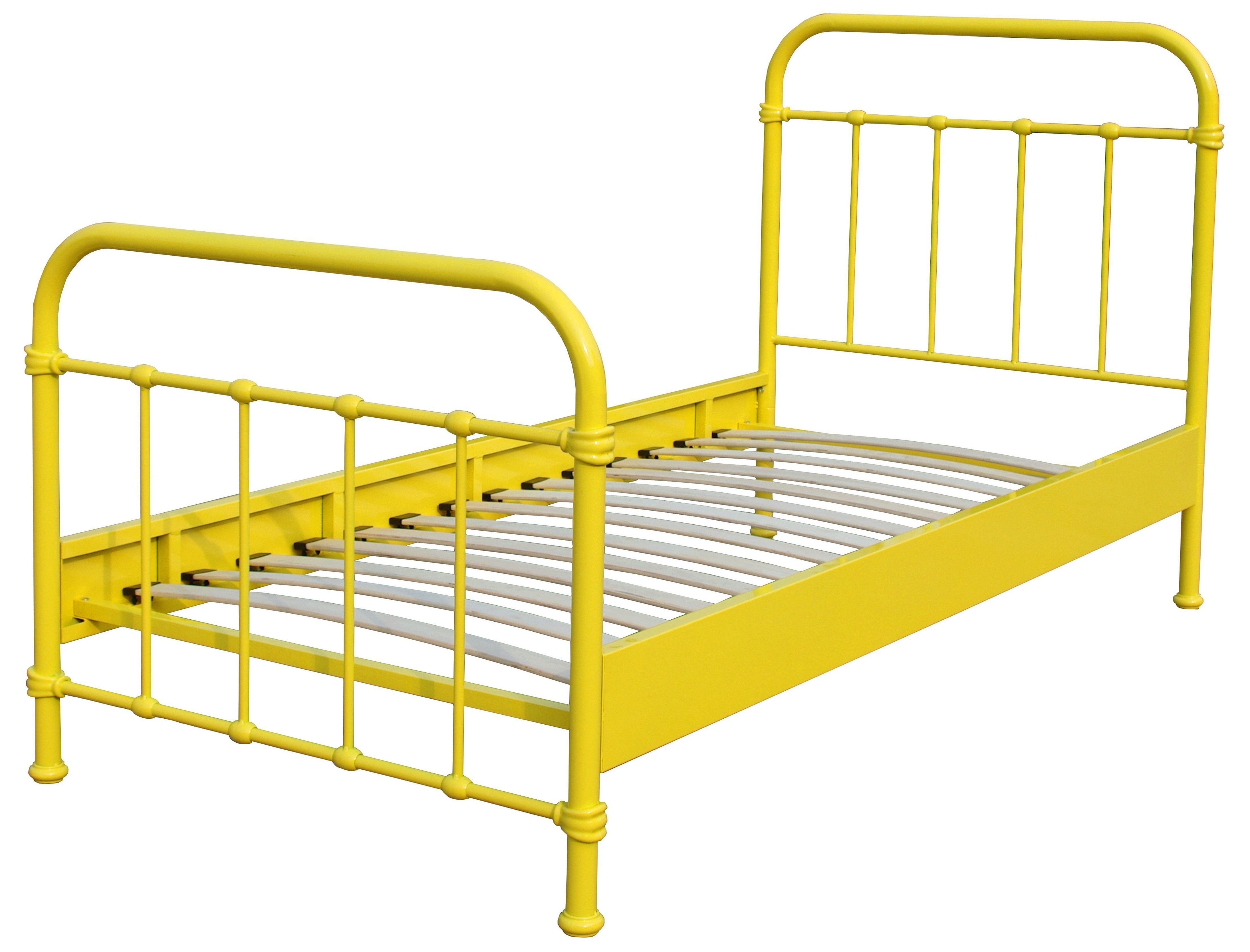 Vipack Kinderledikant Metalen bed, tienerbed, 1-persoons met lattenbodem