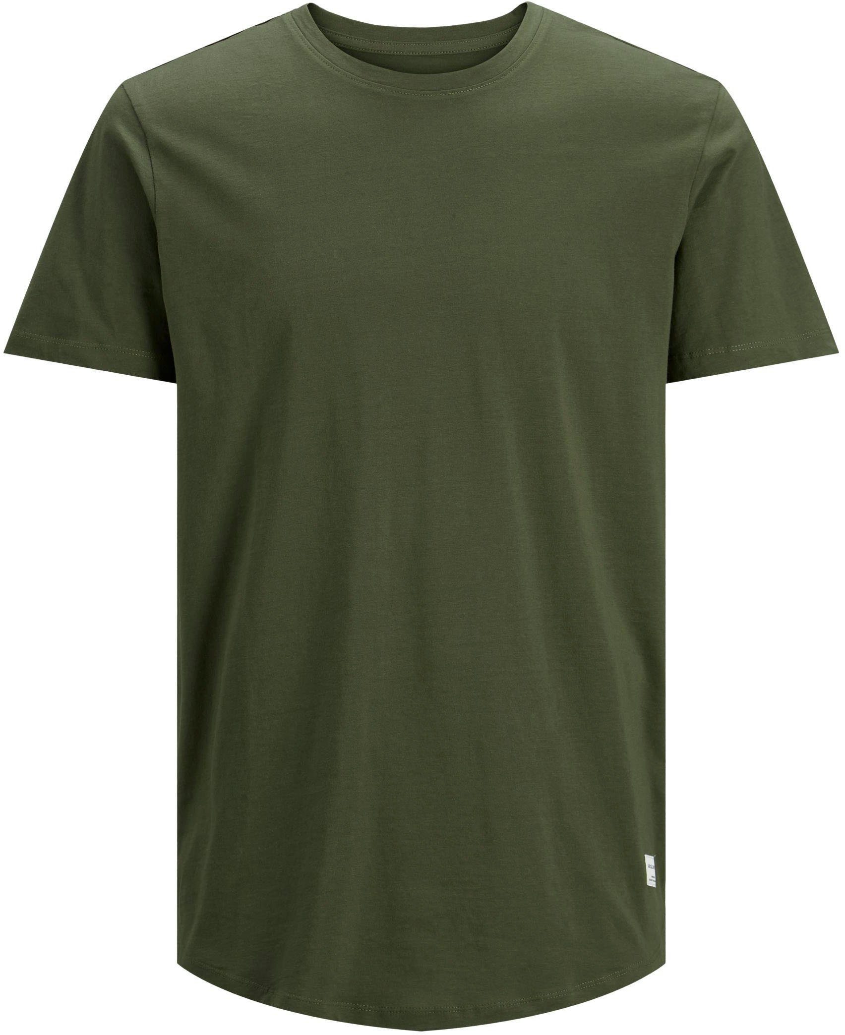 Jack & Jones T-shirt JJENOA TEE SS CREW NECK 5PK MP NOOS (5-delig, Set van 5)