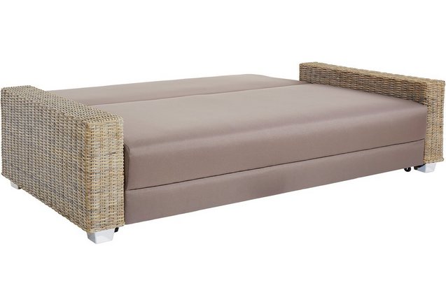 INOSIGN Bedbank met rotan-armleuningen INOSIGN Bedbank met rotan-armleuningen