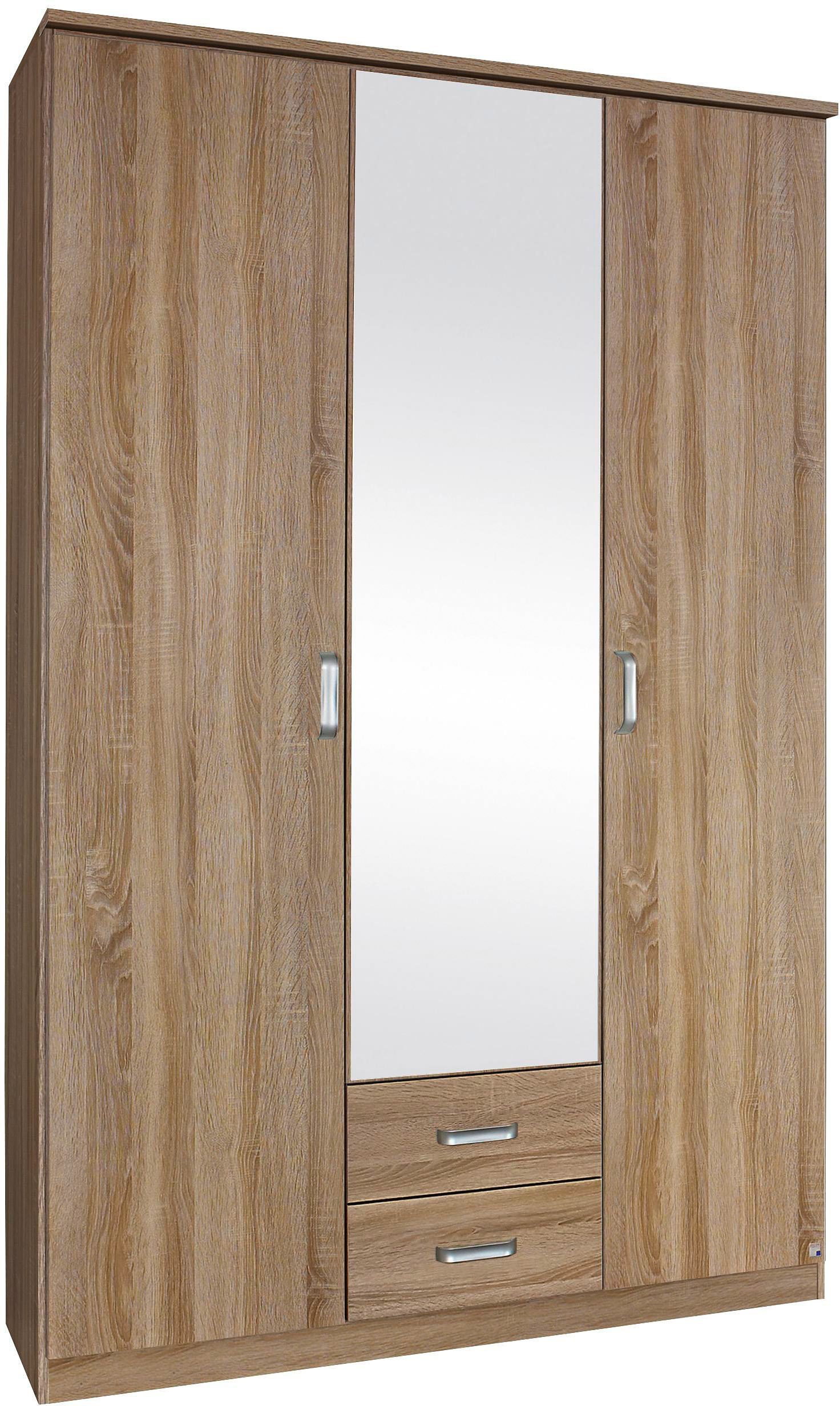 rauch Kledingkast Gandra kledingkasten maat 136 cm x 212 cm x 54 cm beige