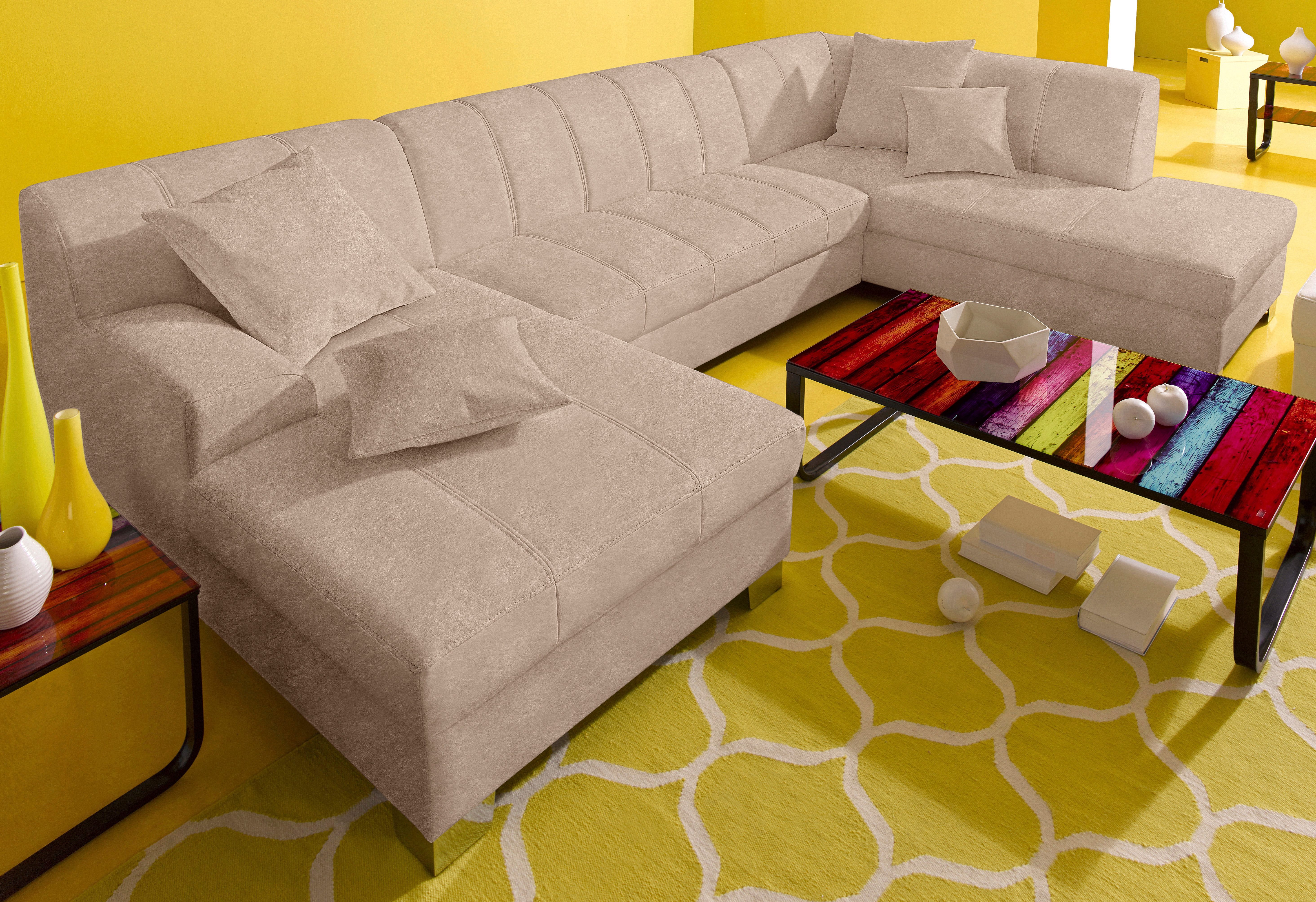 INOSIGN Zithoek Turah modern quiltwerk, incl. sierkussens, ook in leer,
