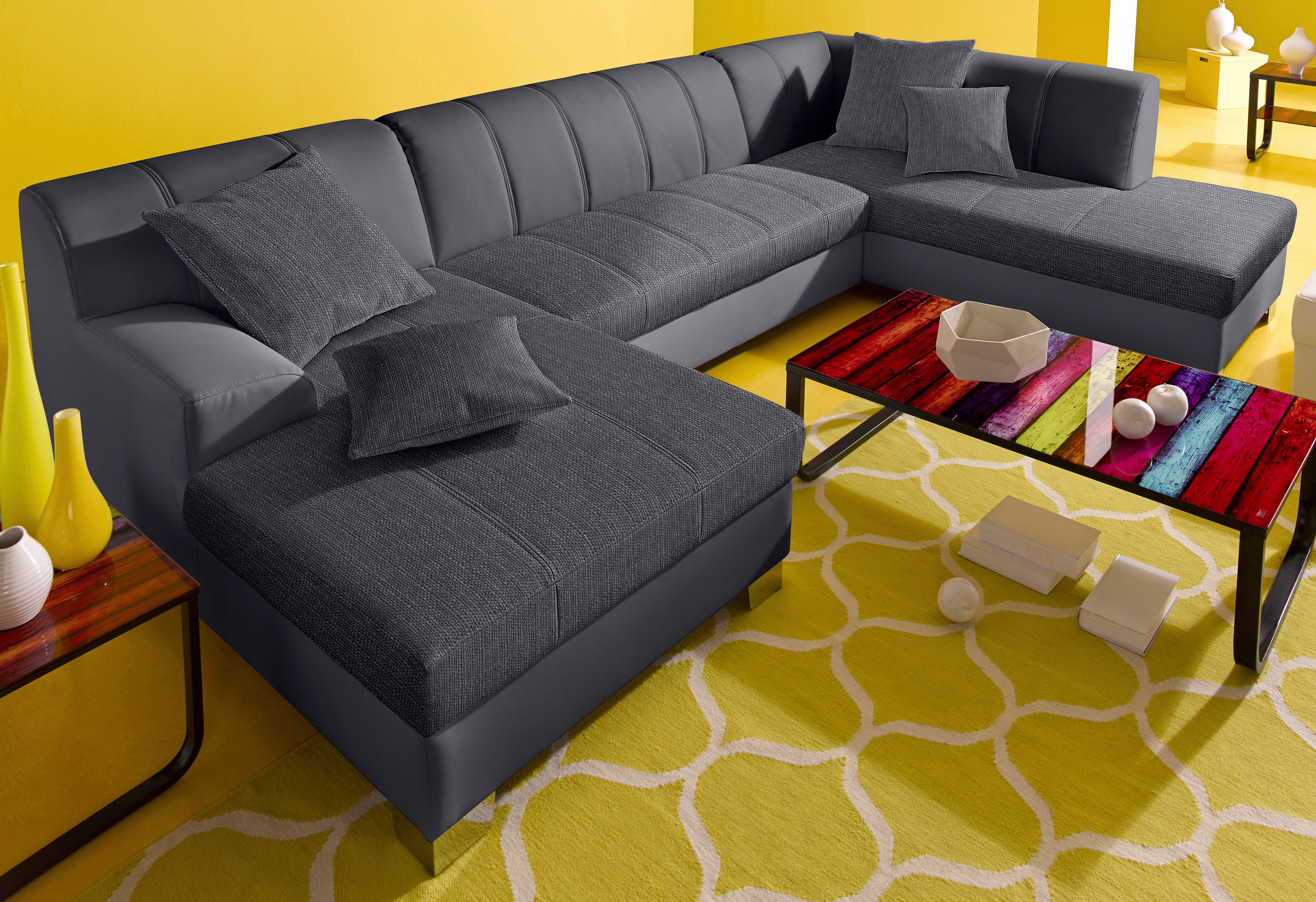 INOSIGN Zithoek Turah modern quiltwerk, incl. sierkussens, ook in leer,