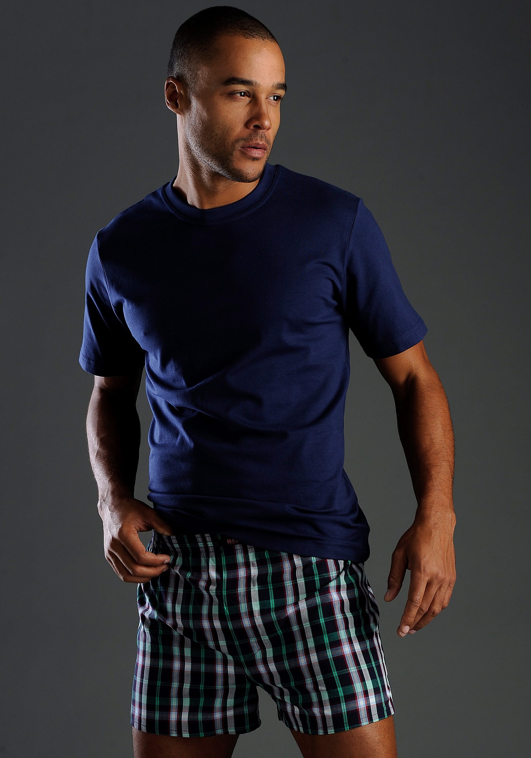 H.I.S T-shirt van katoen, perfect als ondershirt (set, 3-delig)