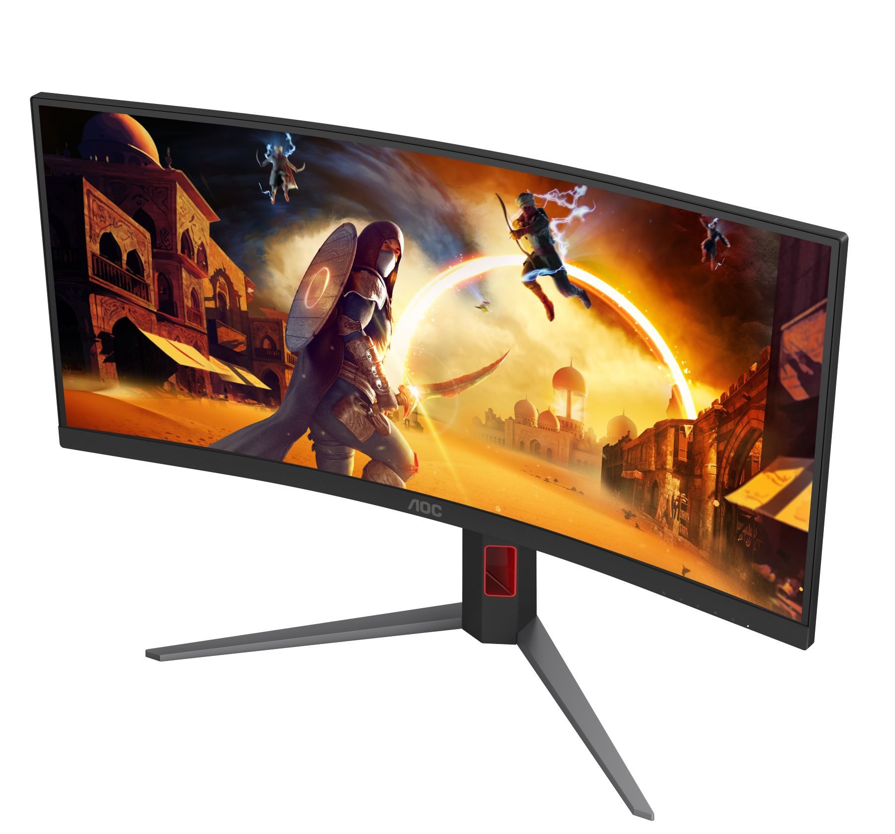 AOC Curved-gaming-monitor CU34G4, 86,3 cm / 34", UWQHD