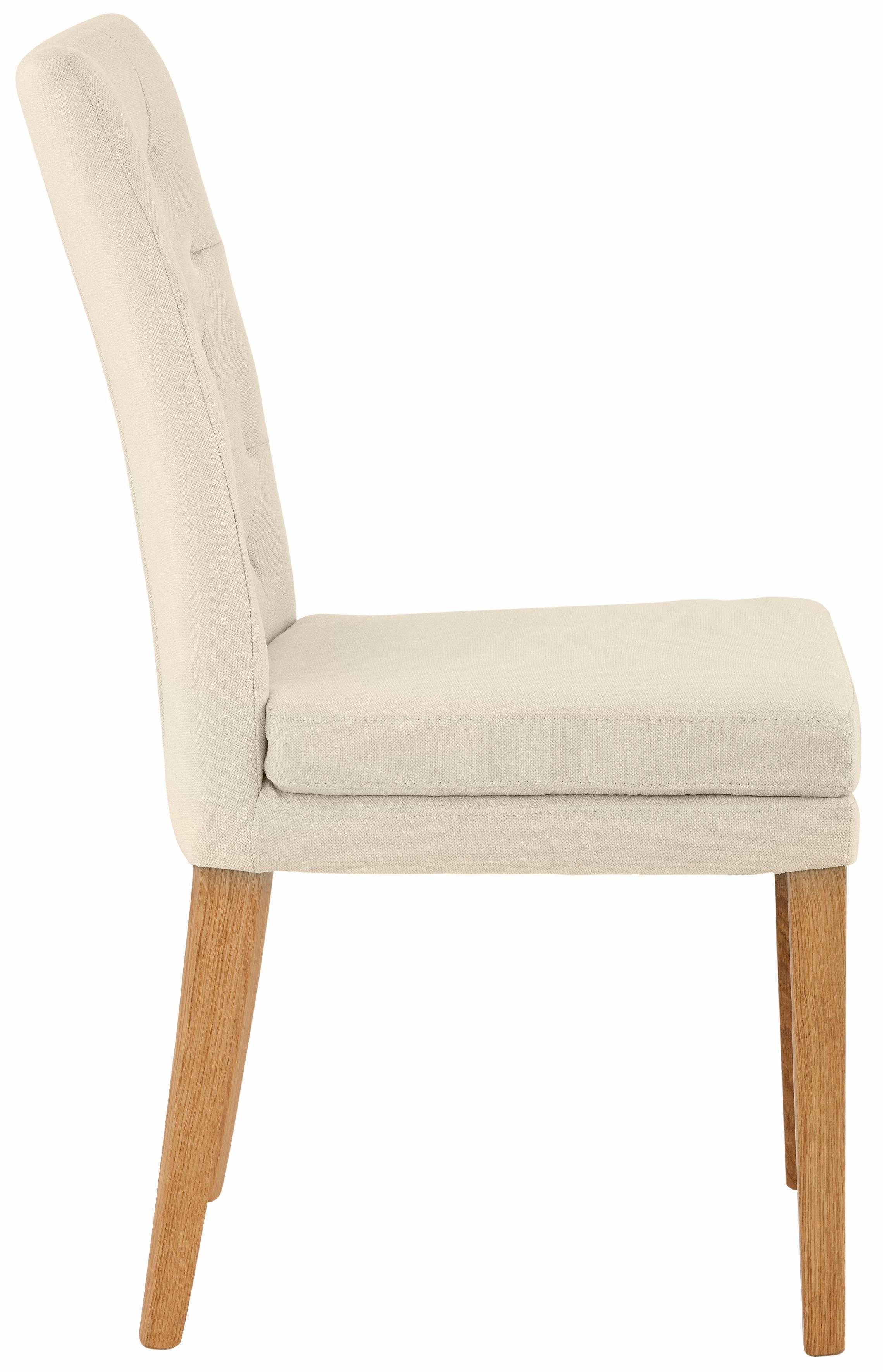 Home affaire Eetkamerstoel Colorado BESTSELLER Polsterstoel Poten in eiken of noten. In set van 2, 4 of 6