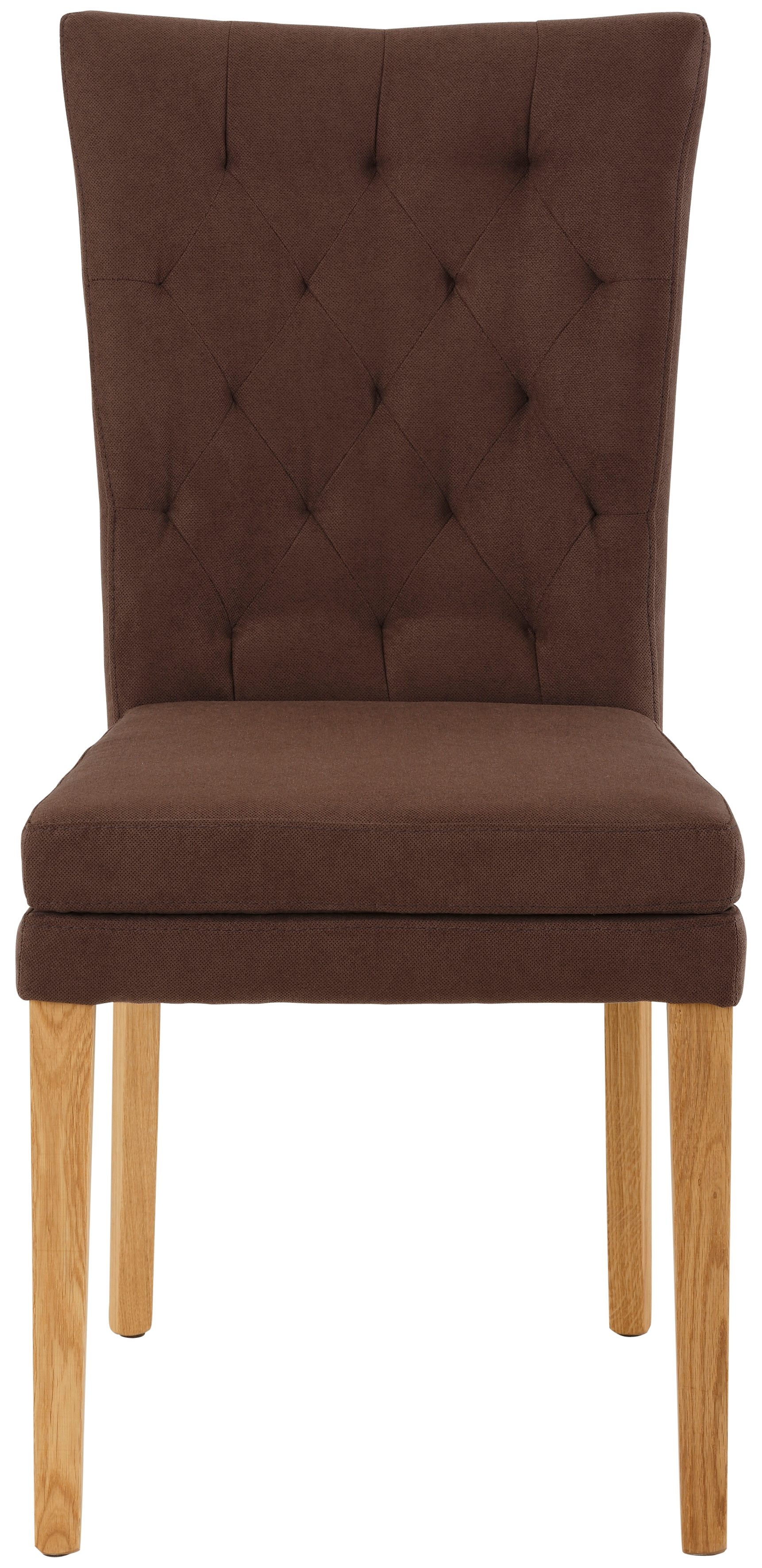 Home affaire Eetkamerstoel Colorado BESTSELLER Polsterstoel Poten in eiken of noten. In set van 2, 4 of 6