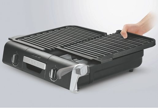 Tefal Tafelgrill TG8000 Family 2 gescheiden grillroosters -traploze thermostaten, individueel ter keuze
