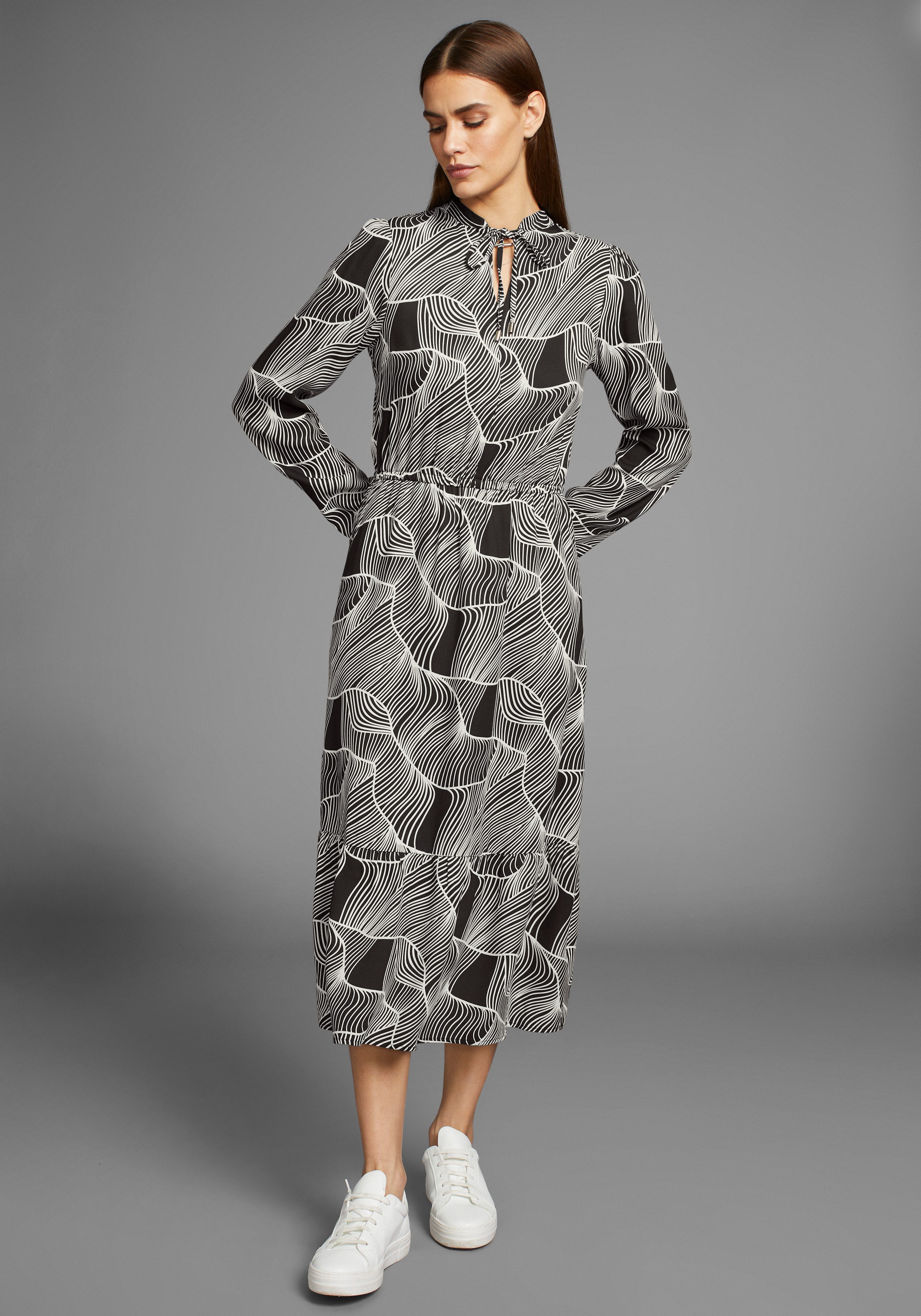 HECHTER PARIS Midi-jurk met modieuze print - nieuwe collectie