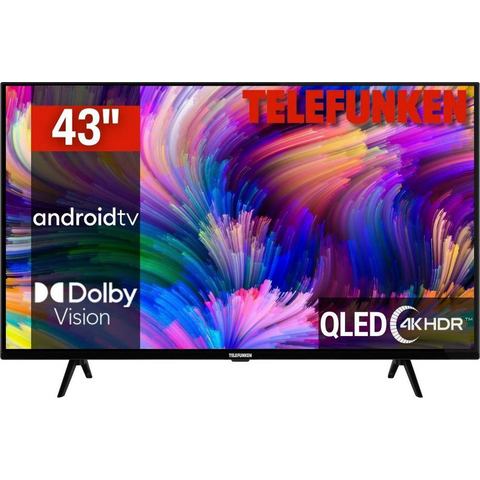 Telefunken QLED-TV D43Q660M2CW, 108 cm-43 , 4K Ultra HD, Smart-TV