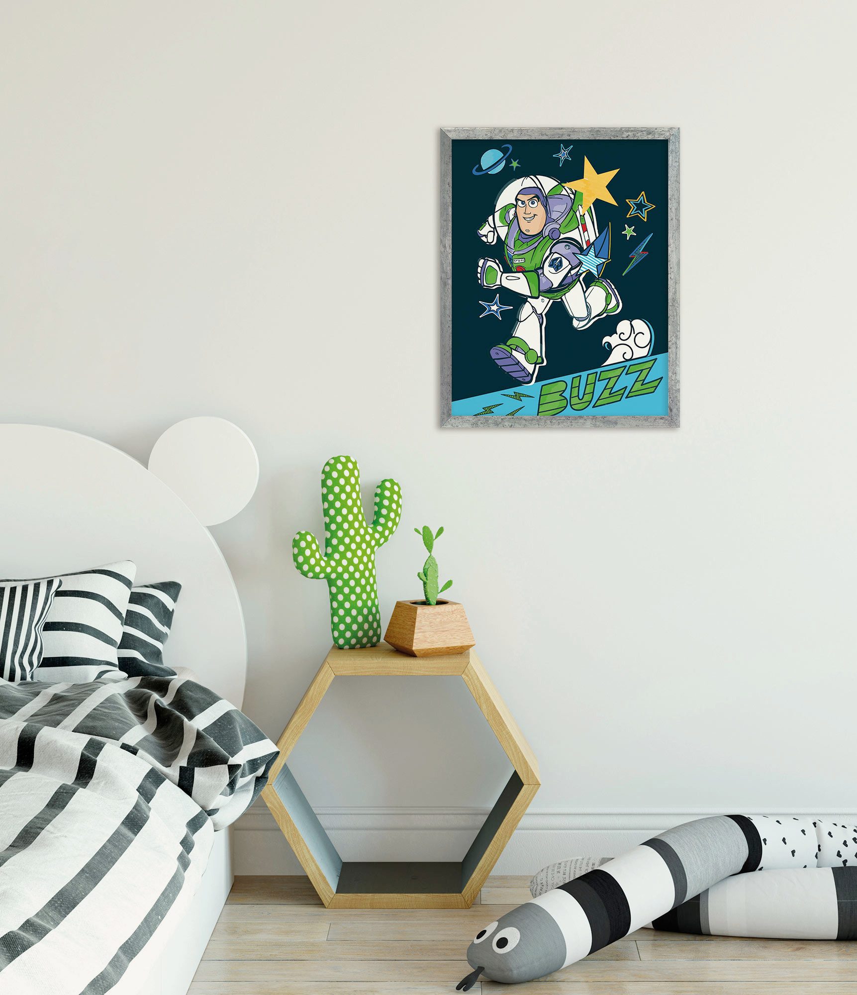 Komar Artprint Disney and Pixar Toy Story Buzz 40 x 60 cm (breedte x hoogte) - kinderkamer, decoratie (1 stuk)