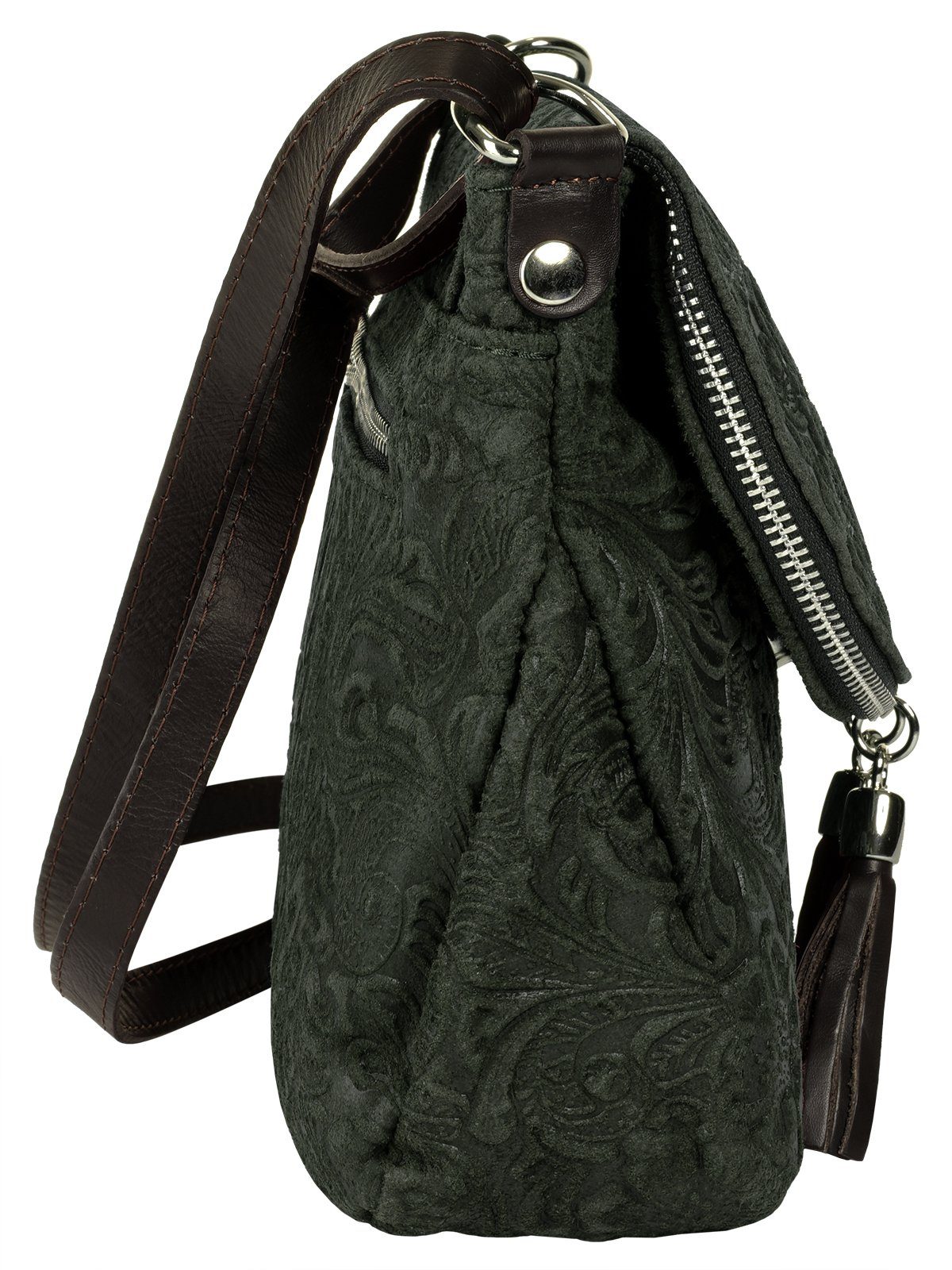 Samantha Look Schoudertas echt leer, made in italy