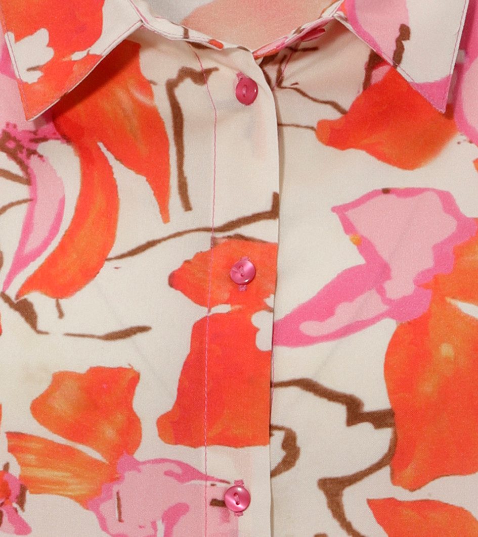 Aniston CASUAL Overhemdblouse met grootschalige, grafische bloemenprint - nieuwe collectie