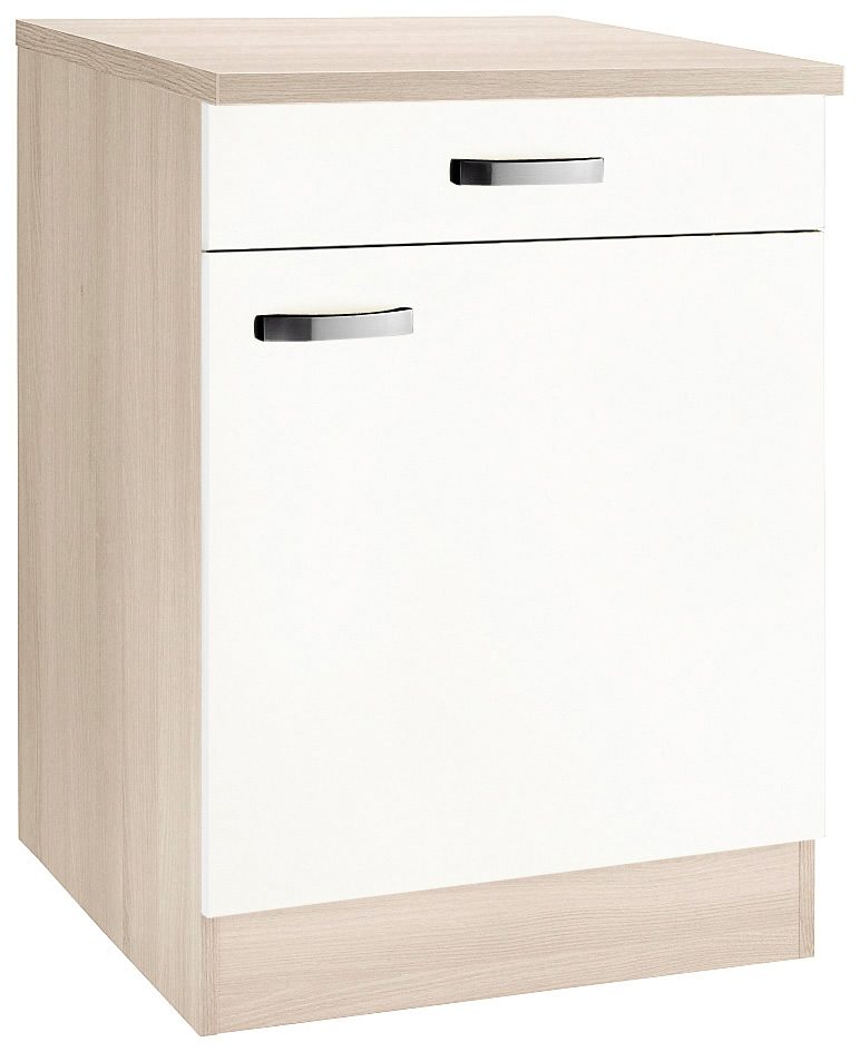 OPTIFIT Onderkast Faro , met metalen handgrepen, breedte 60 cm onderkasten wit