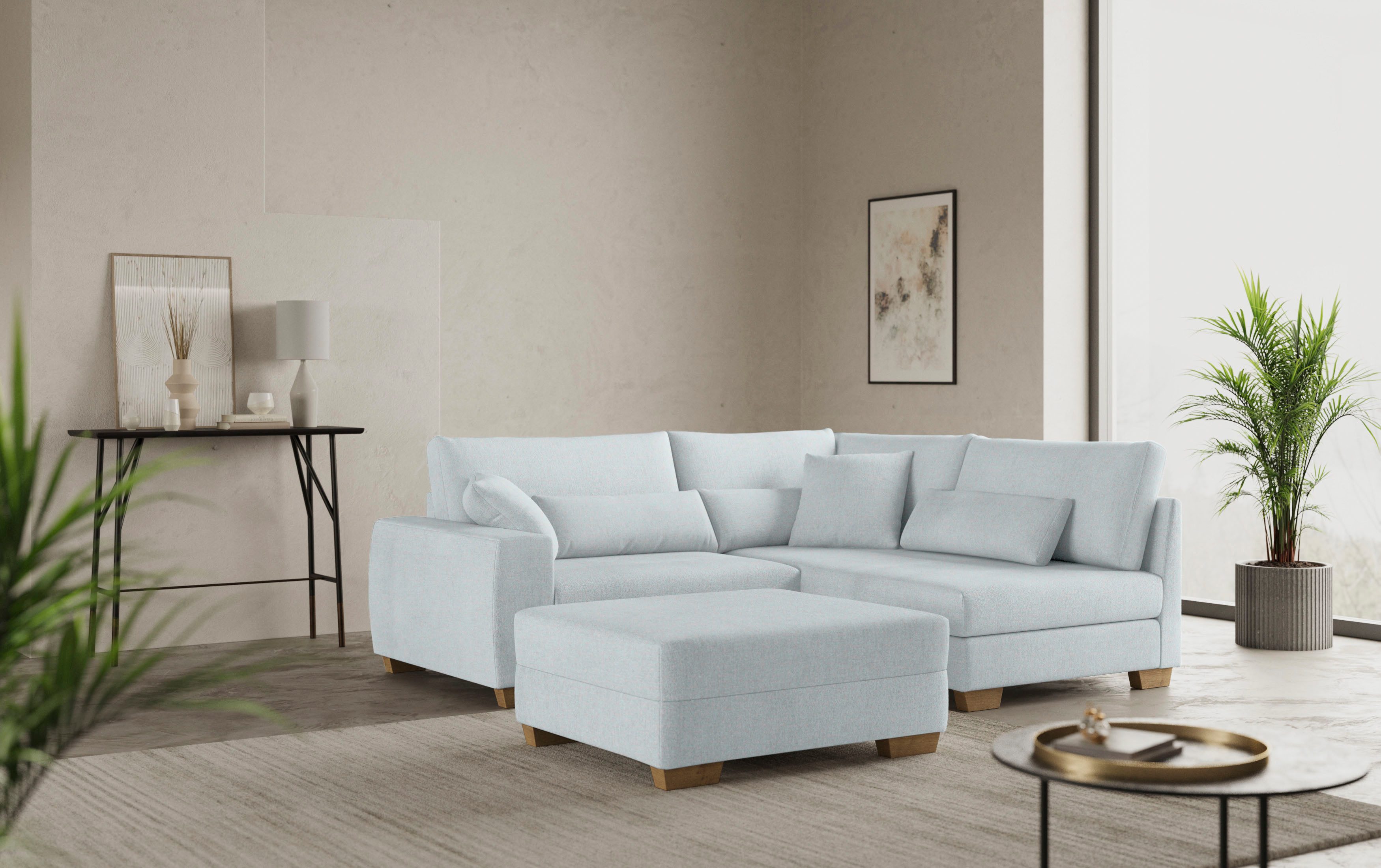 Mr. Couch Hocker Helena Met vering, optioneel met DuraSpring pocketvering