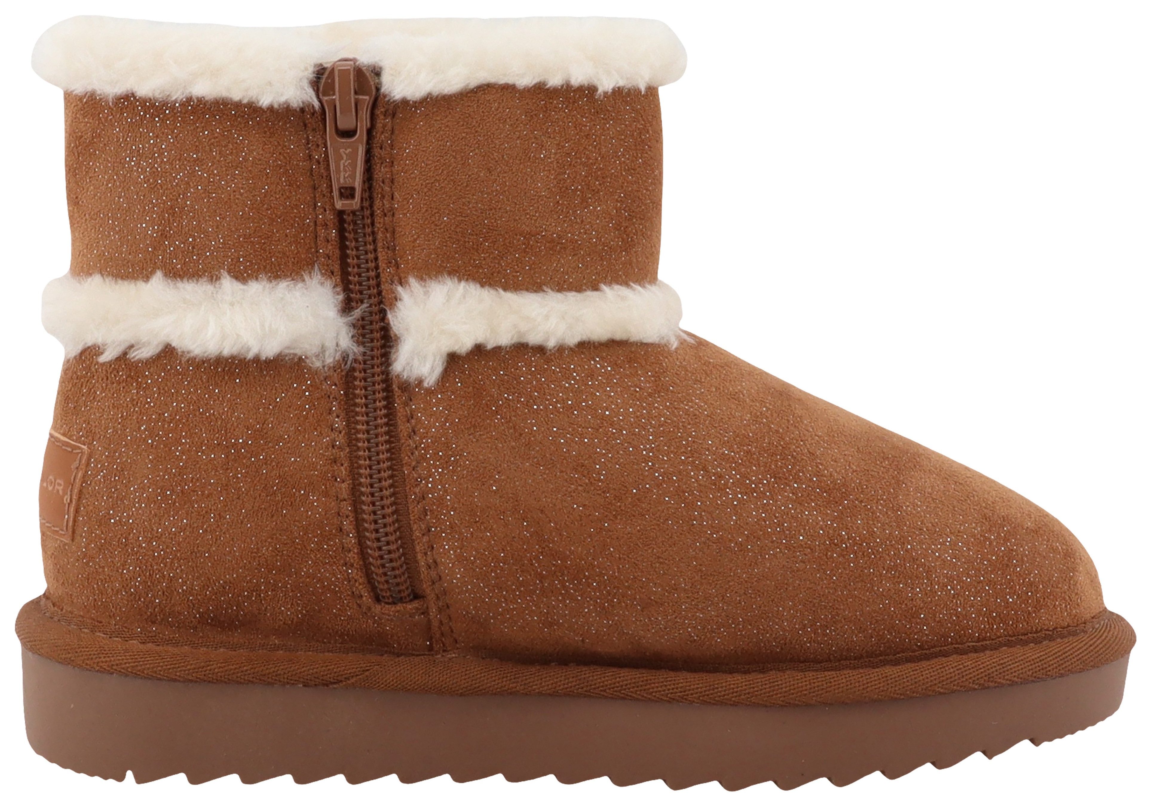 Tom Tailor Winterlaarzen , plateau, instappers met elegante glitterprint