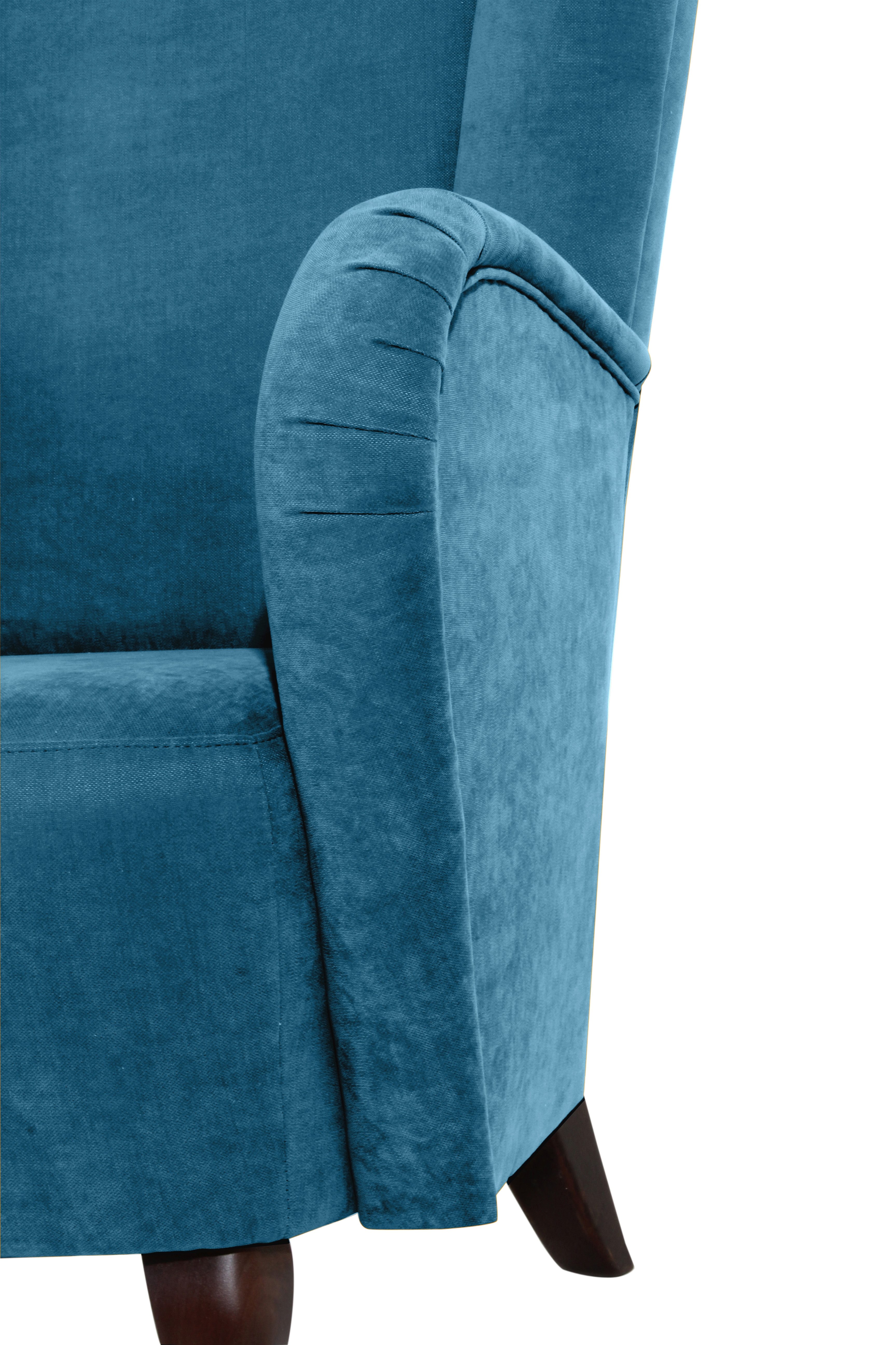 Max Winzer® Oorfauteuil Anastasia design fauteuil, extravagante hoge rug fauteuil, trendy kleuren (set)