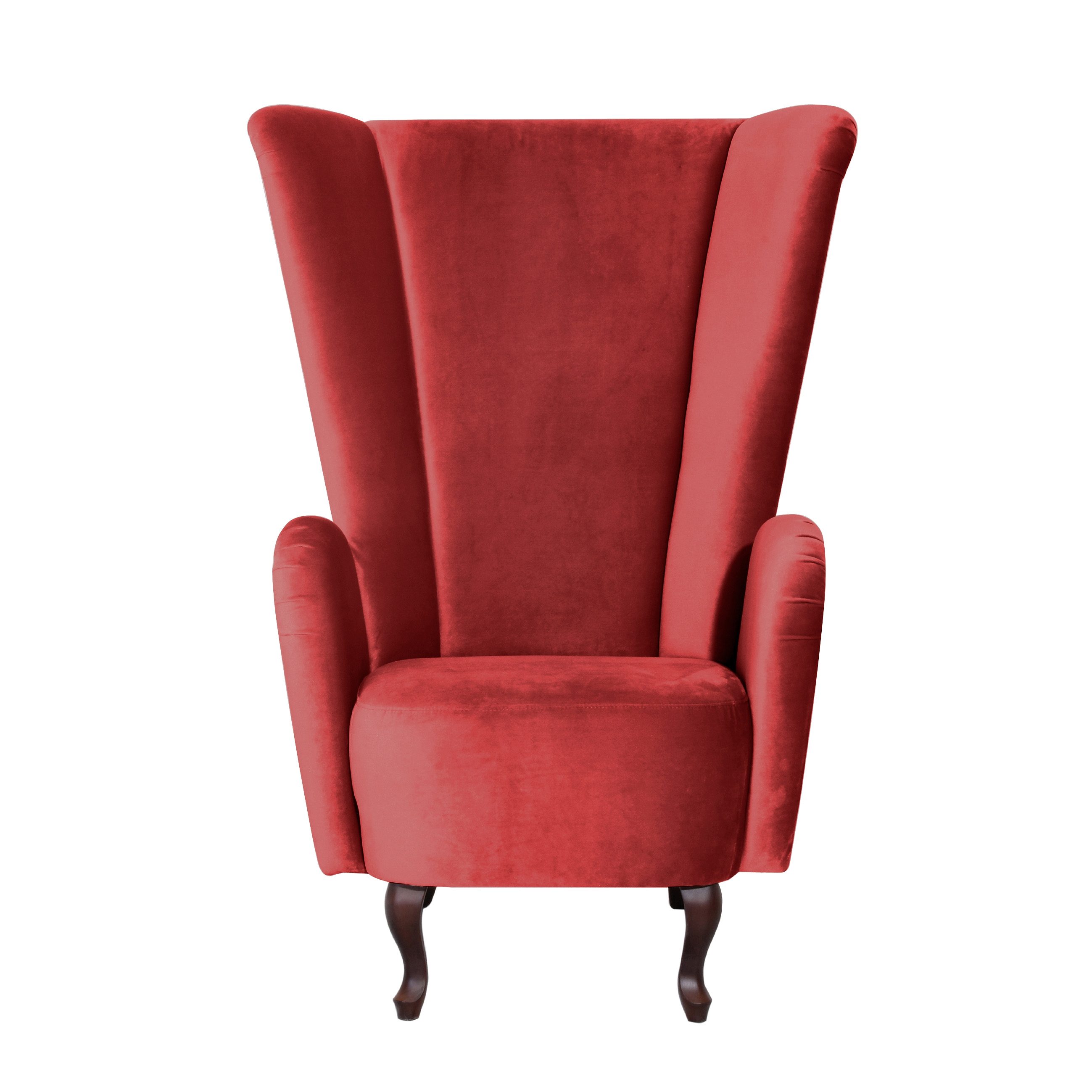 Max Winzer® Oorfauteuil Anastasia design fauteuil, extravagante hoge rug fauteuil, trendy kleuren (set)
