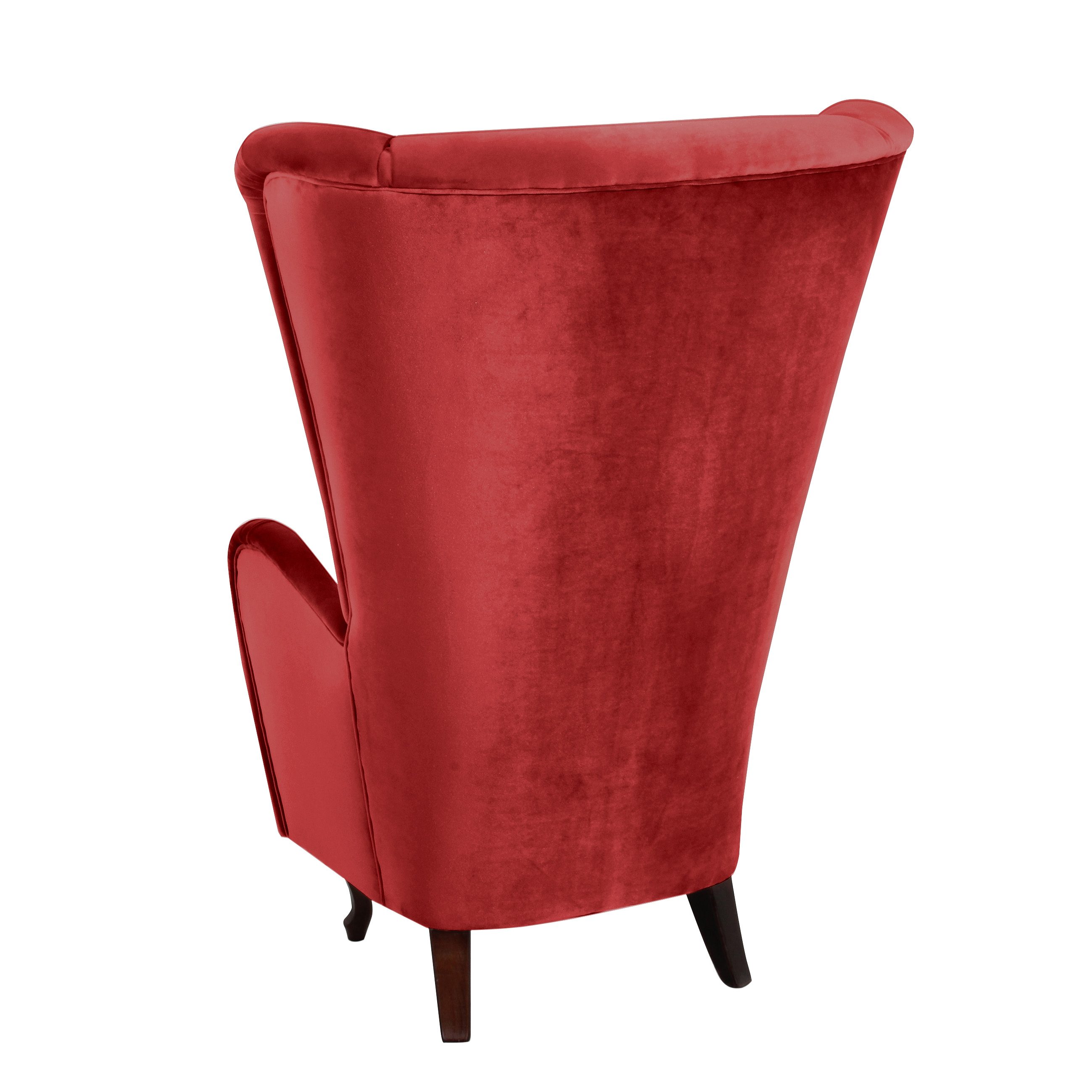 Max Winzer® Oorfauteuil Anastasia design fauteuil, extravagante hoge rug fauteuil, trendy kleuren (set)