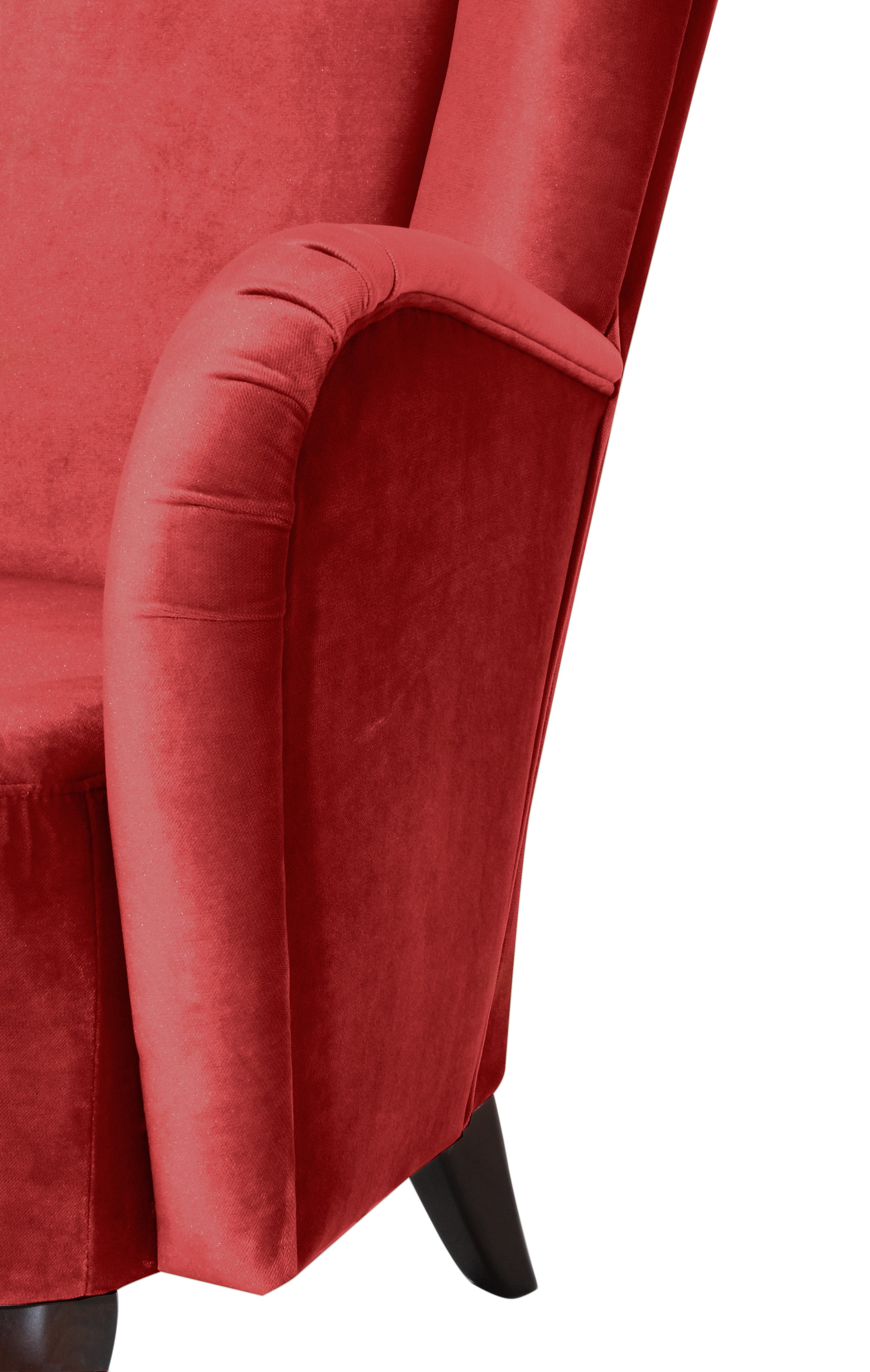 Max Winzer® Oorfauteuil Anastasia design fauteuil, extravagante hoge rug fauteuil, trendy kleuren (set)