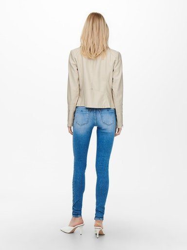 Only Imitatieleren jack ONLGEMMA FAUX LEATHER BIKER OTW NOOS