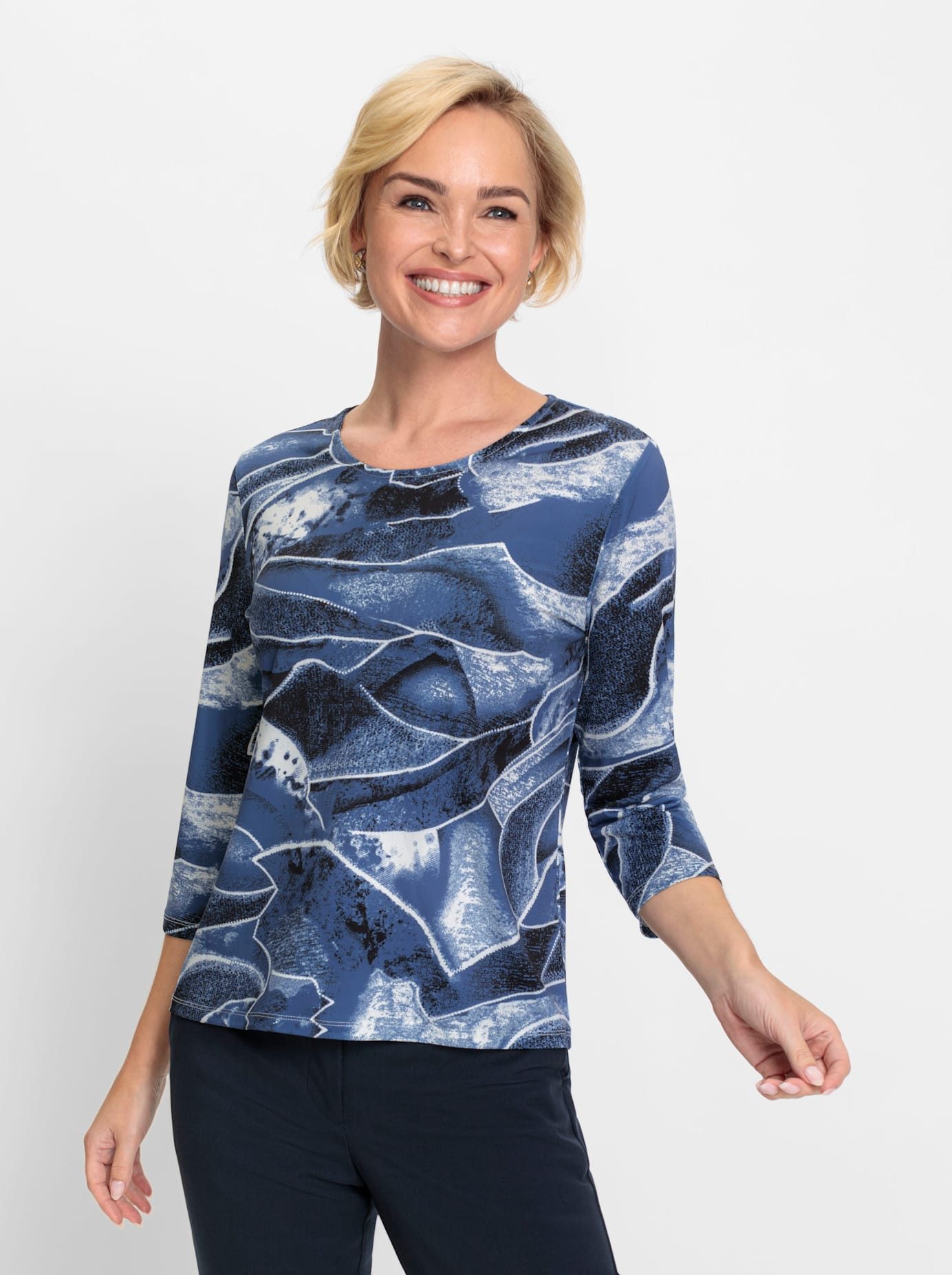 Classic Shirt met lange mouwen Shirt (1-delig)