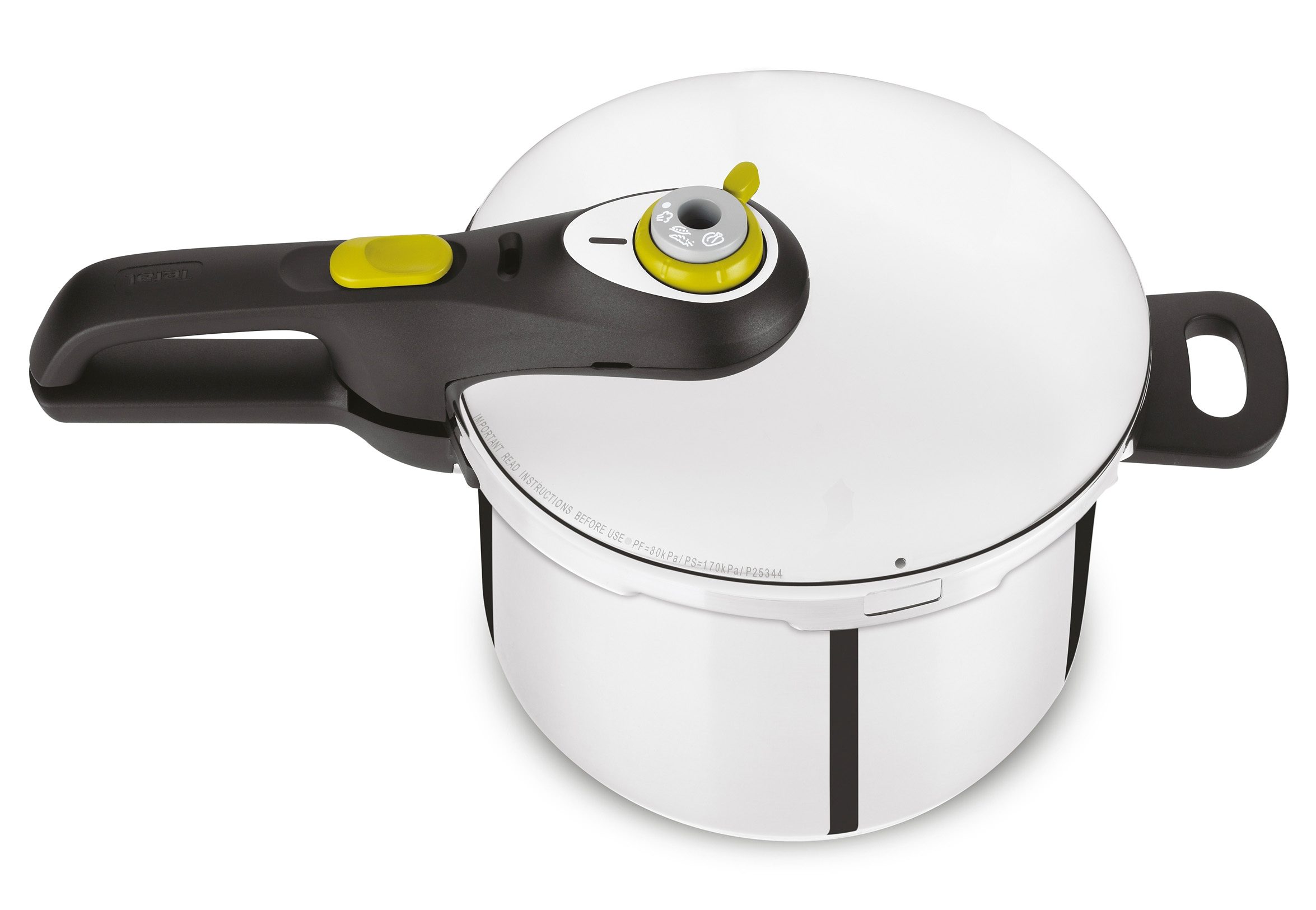 Tefal Snelkookpan Secure 5 Neo, stoompan inductie, inhoud 6L 5-voudig veiligheidssysteem,...