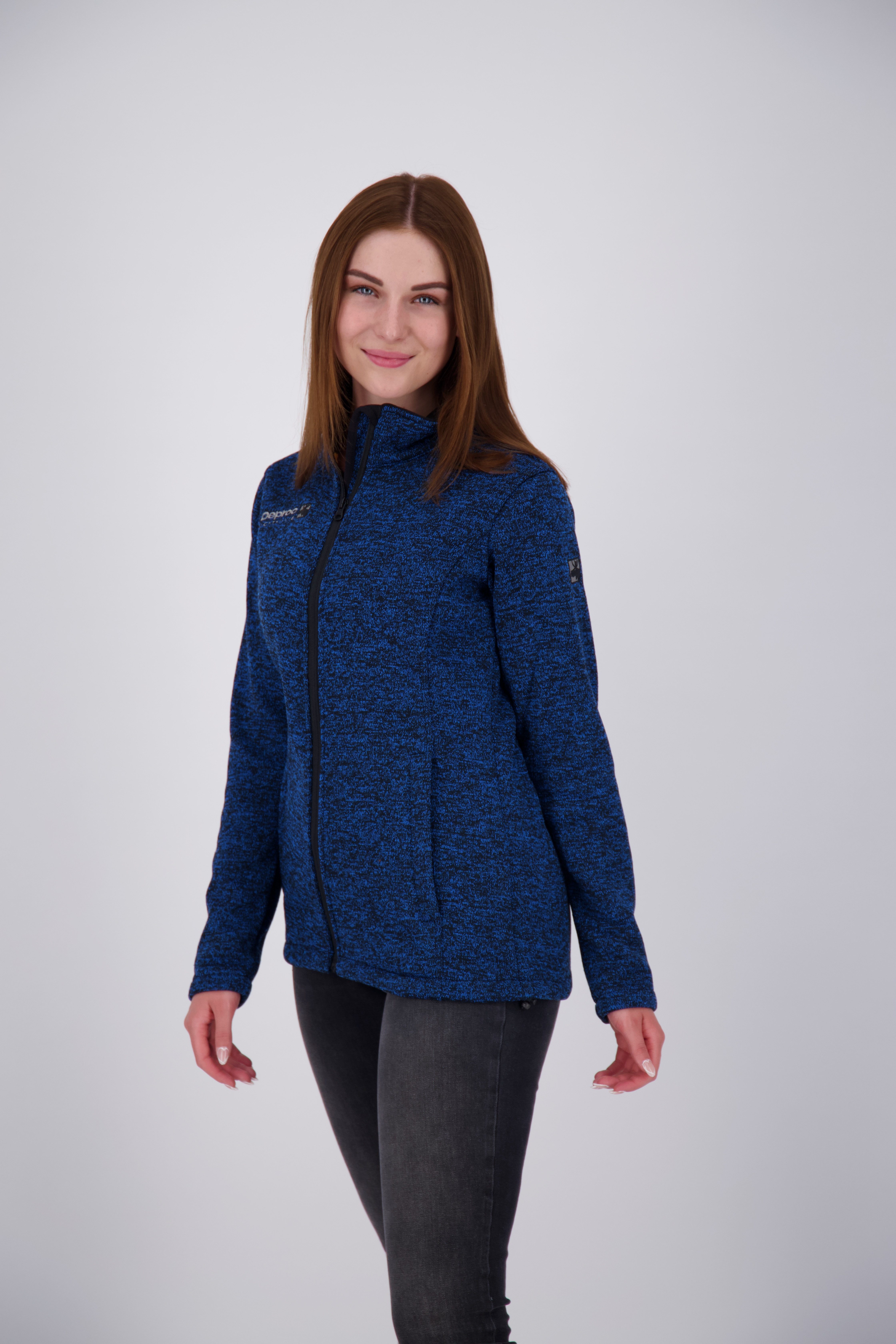 DEPROC Active Gebreid fleecejack ELKFORD WOMEN