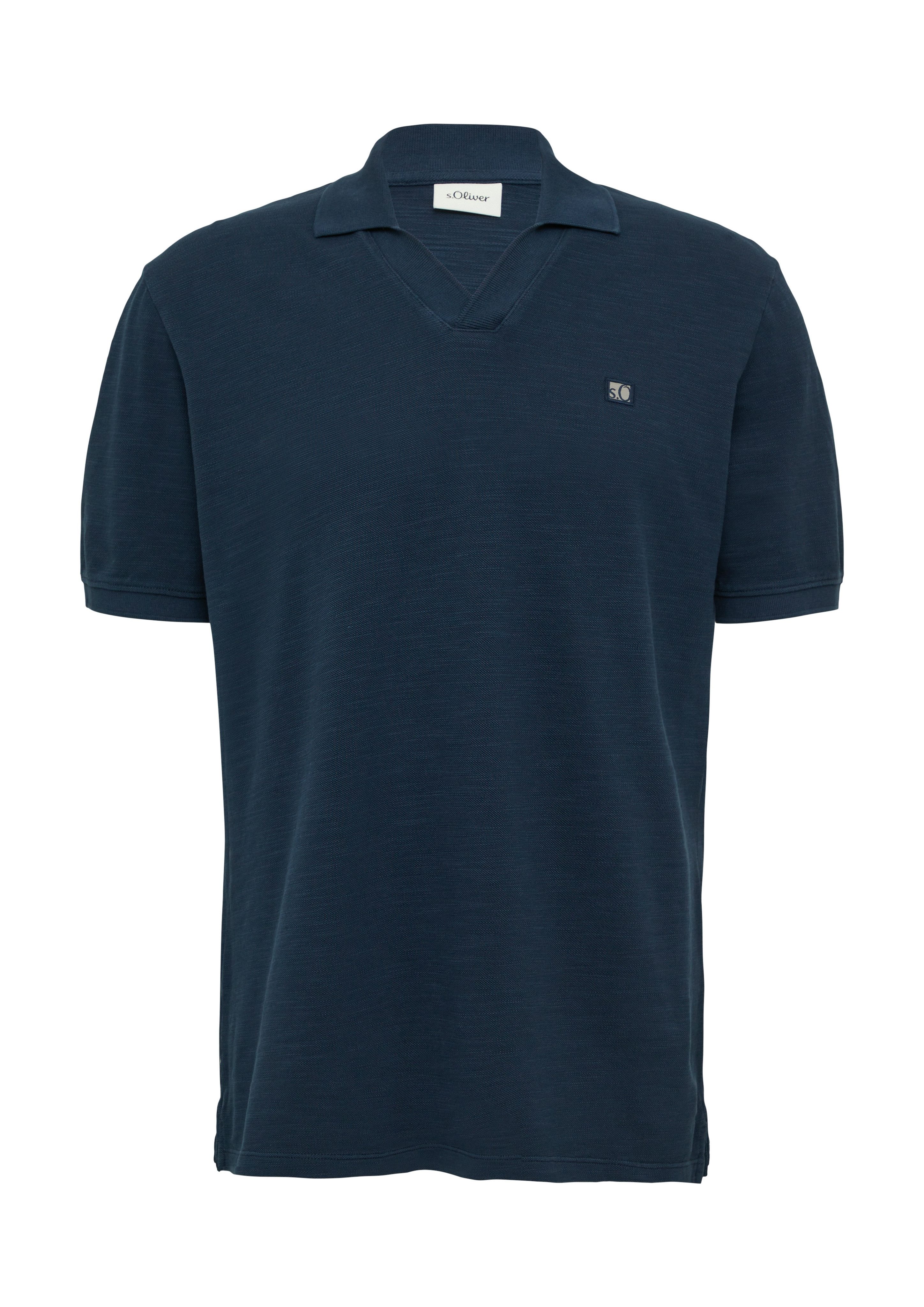 s.Oliver Poloshirt met geborduurd logo