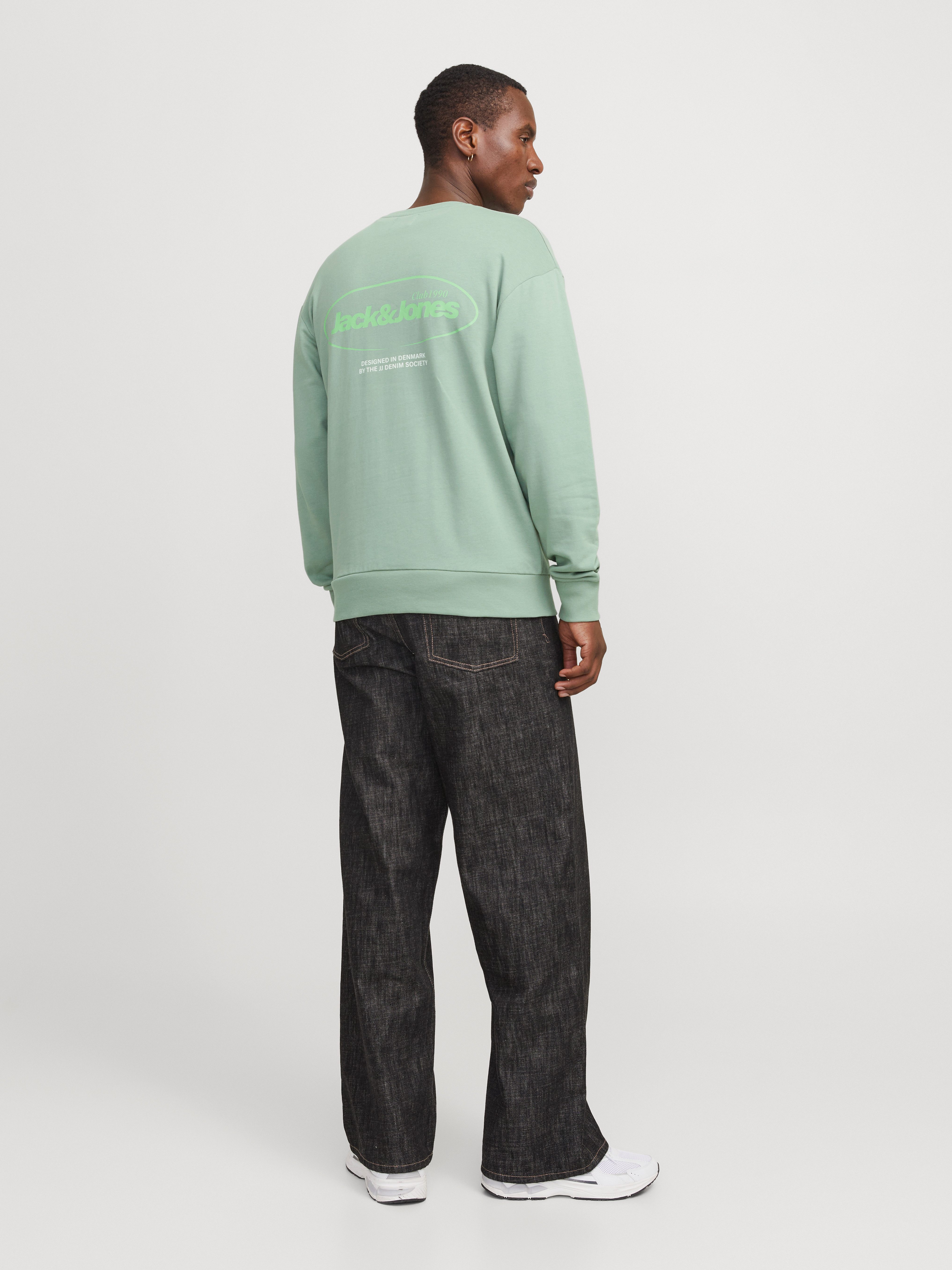 Jack & Jones Sweatshirt JJEBRADLEY GRAPHIC SWEAT CREW NOOS