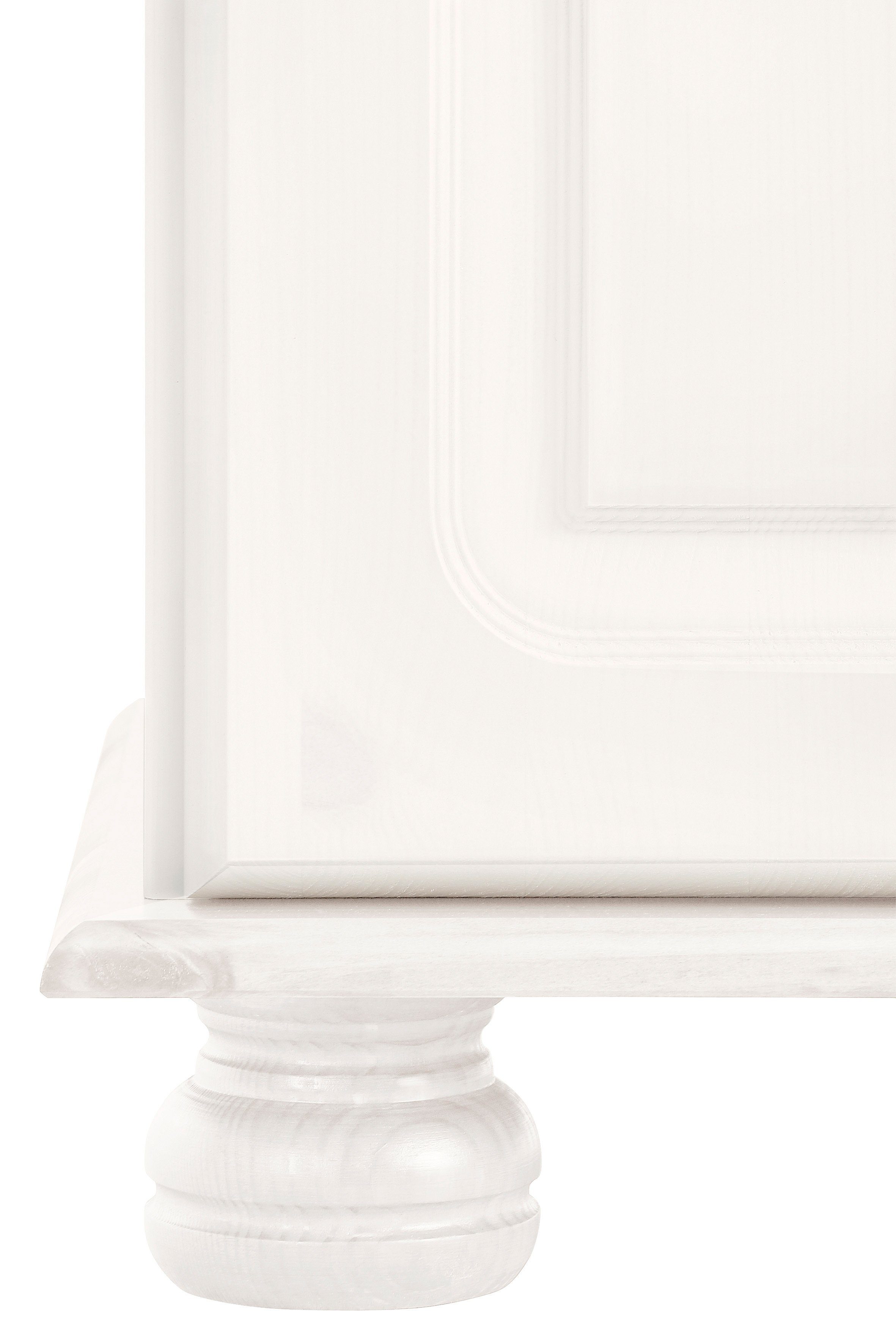 Home affaire Dressoir Mette Commode met gefreesde, bolvormige voeten, breedte 120 cm