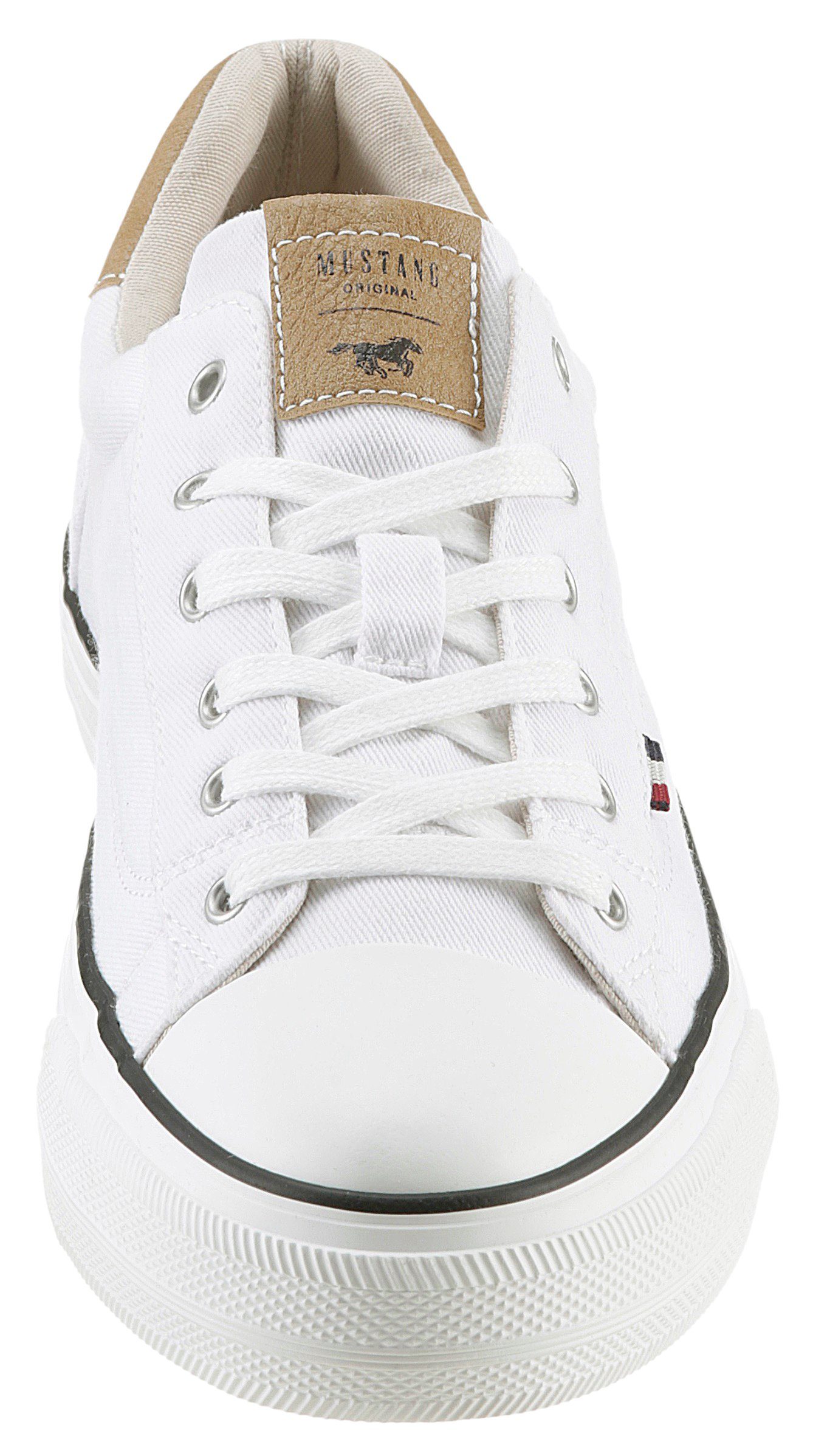 Mustang Shoes Sneakers , vrijetijdsschoen, lage schoen, veterschoen, met rubberen kap