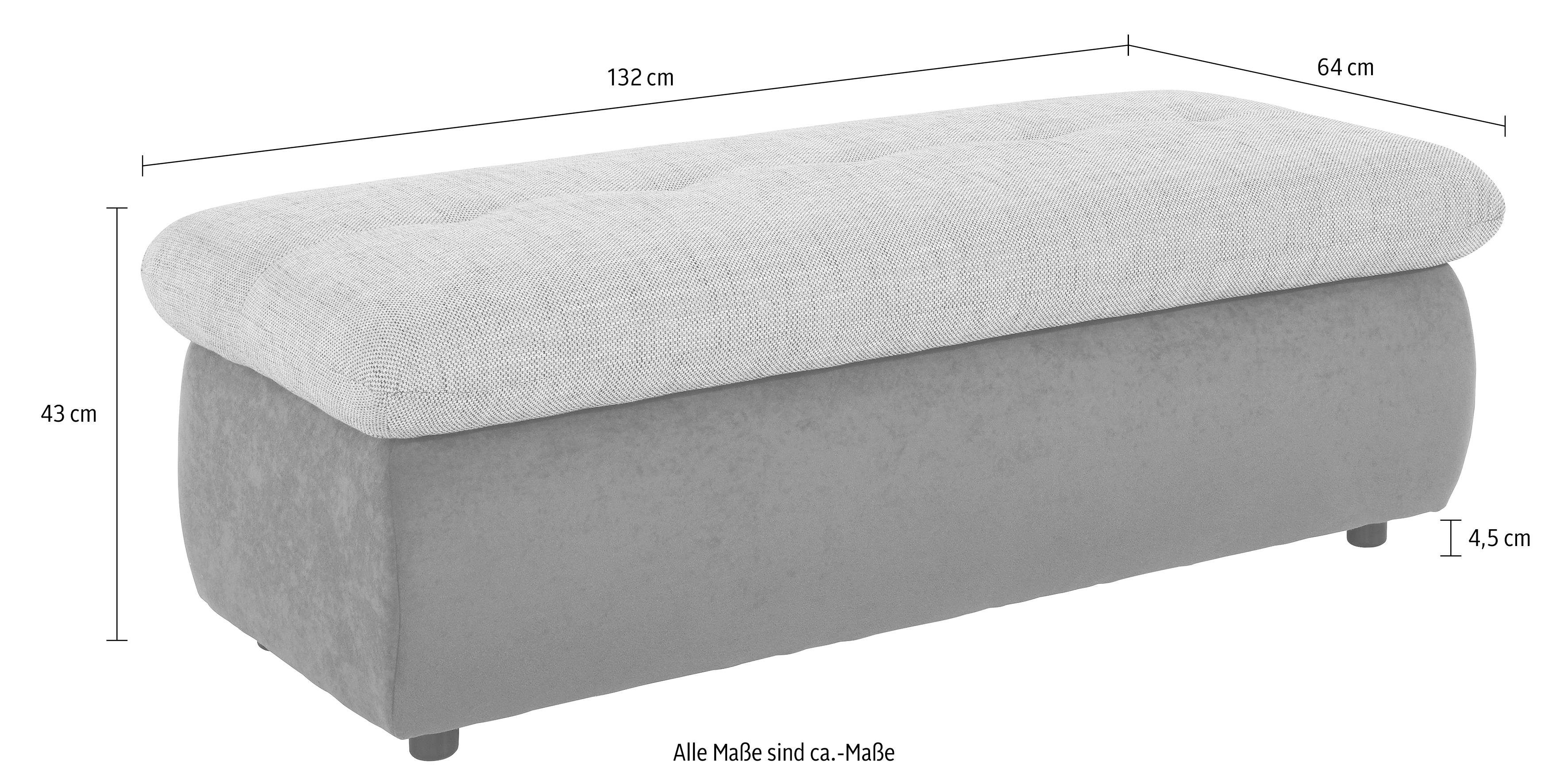 TRENDMANUFAKTUR Hocker met bergruimte