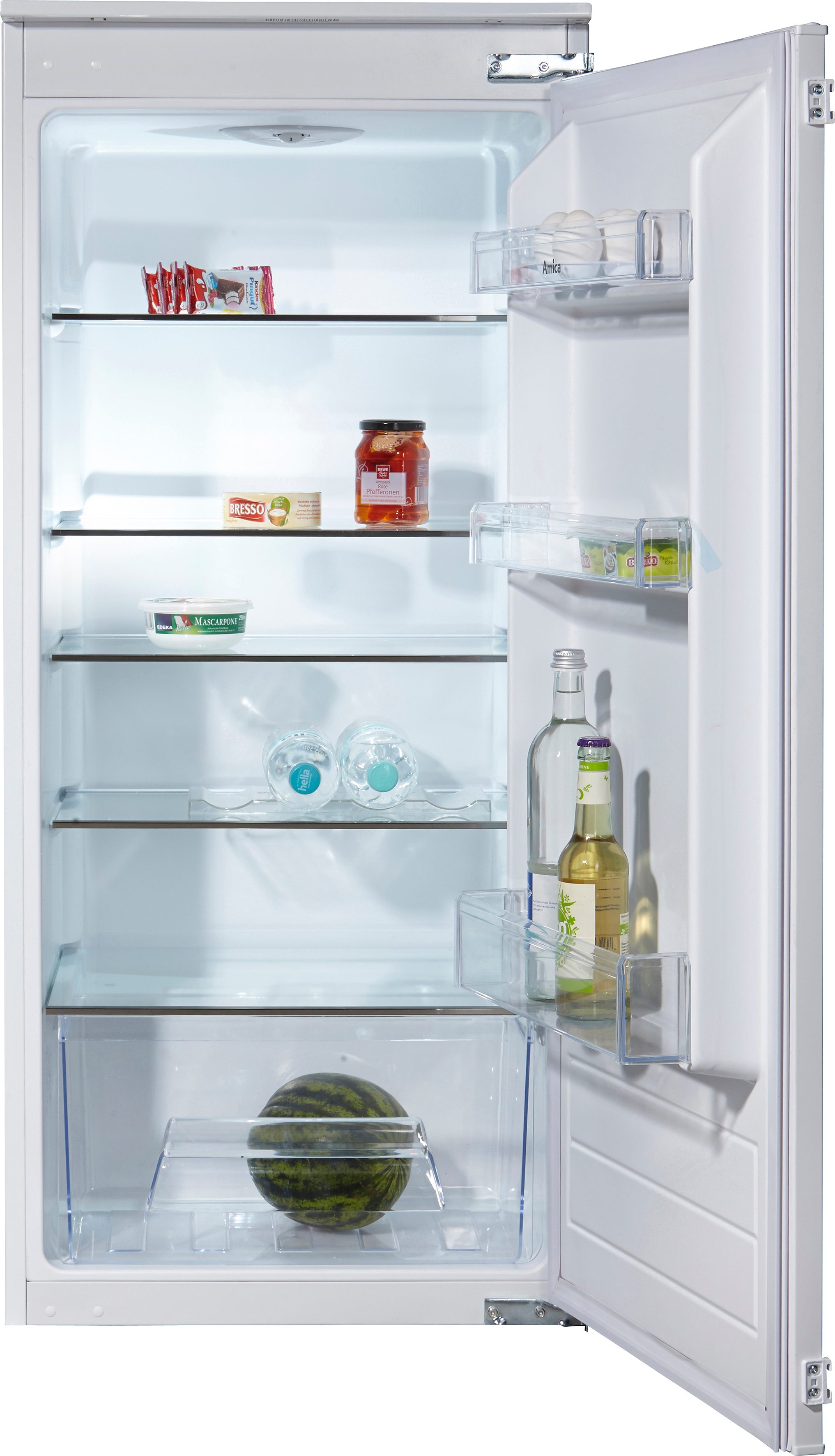 Amica Inbouwkoelkast EVKS 16175, 122,1 cm x 54 cm, Groentebox