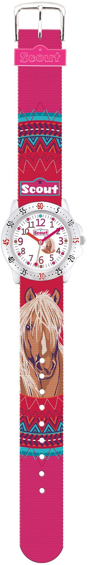 Scout Kwartshorloge Action Girls, 280378071 Horloge, kinderhorloge, leerhorloge,...
