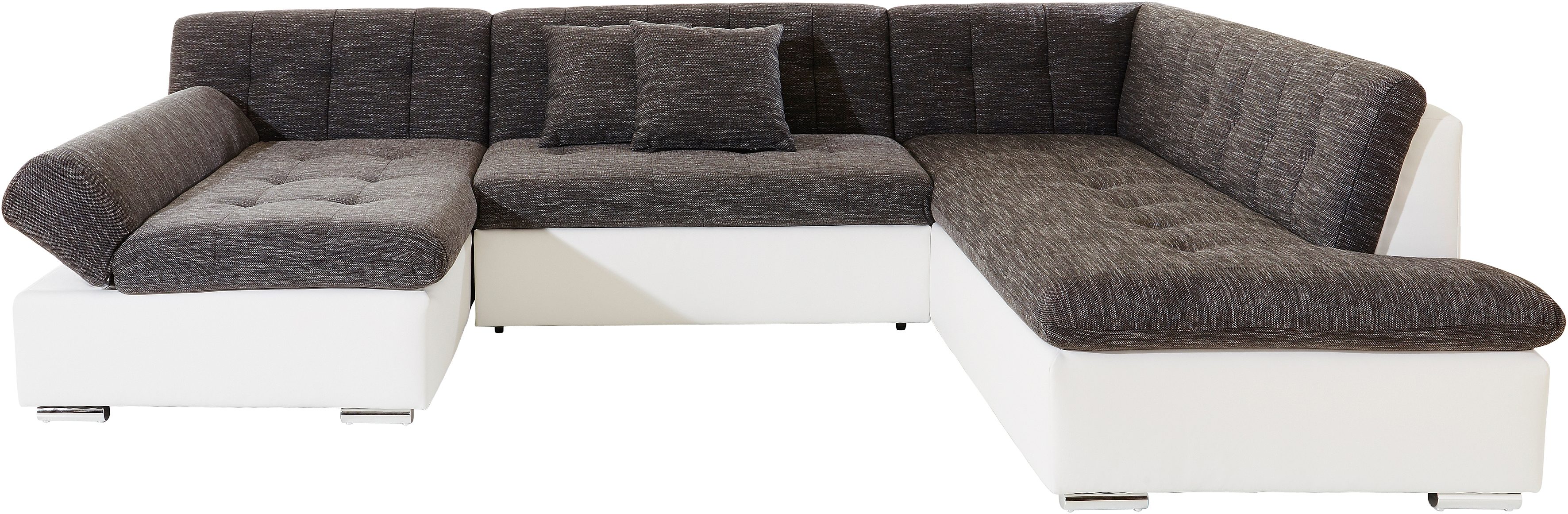 TRENDMANUFAKTUR Zithoek Reggae modern en comfortabel, actuele materiaalcombinatie, U-vorm