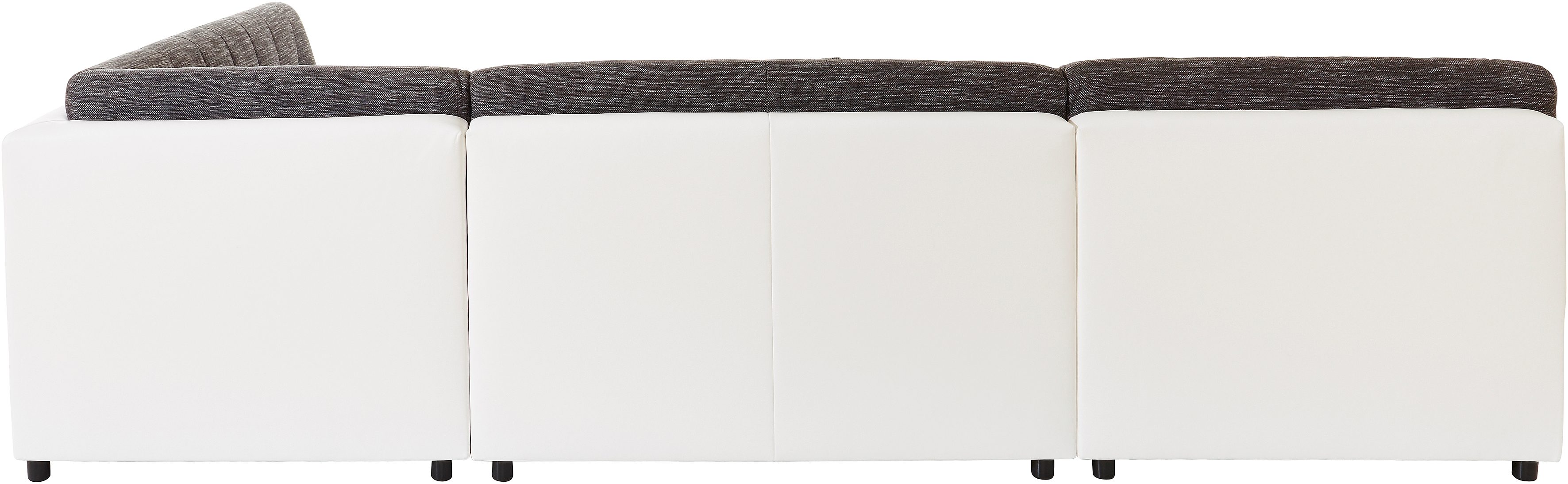 TRENDMANUFAKTUR Zithoek Reggae modern en comfortabel, actuele materiaalcombinatie, U-vorm