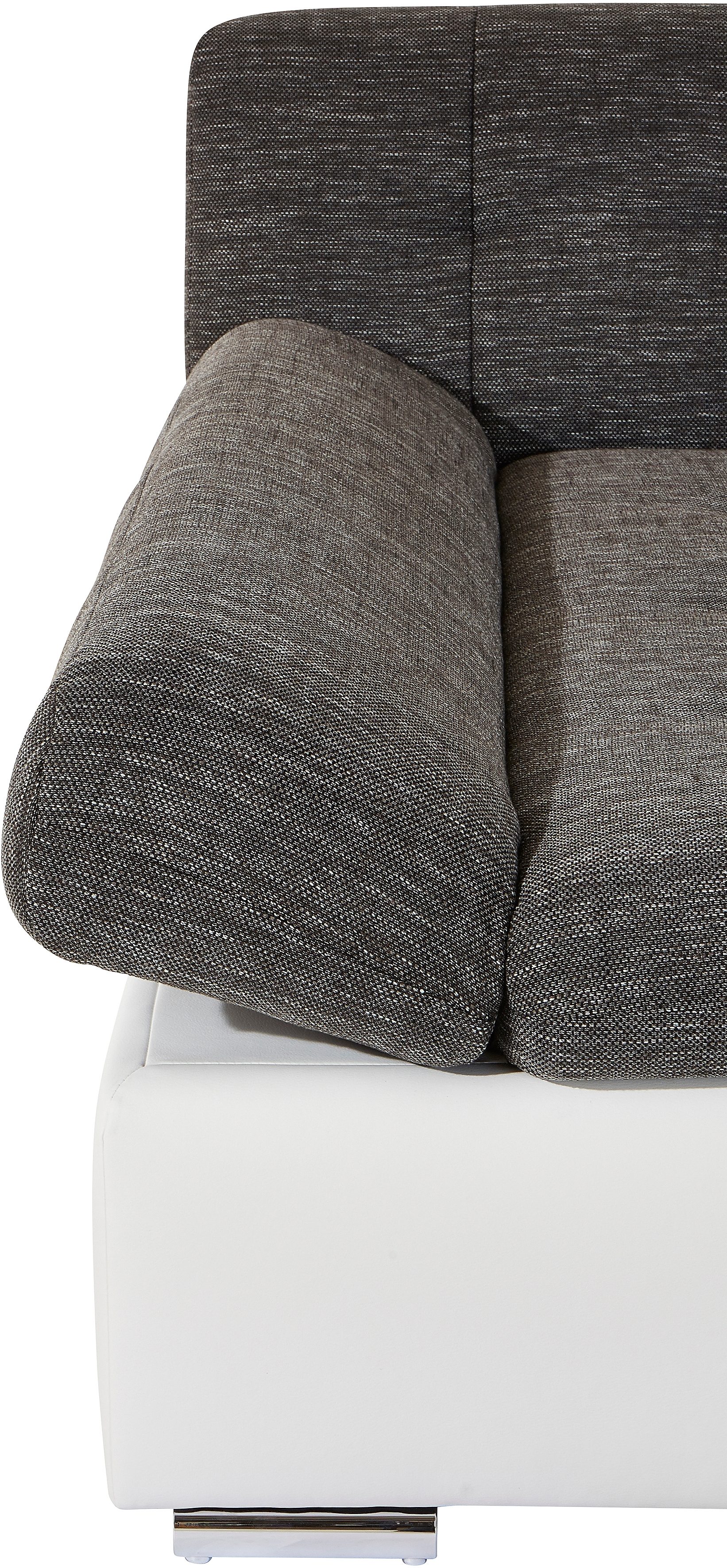 TRENDMANUFAKTUR Zithoek Reggae modern en comfortabel, actuele materiaalcombinatie, U-vorm