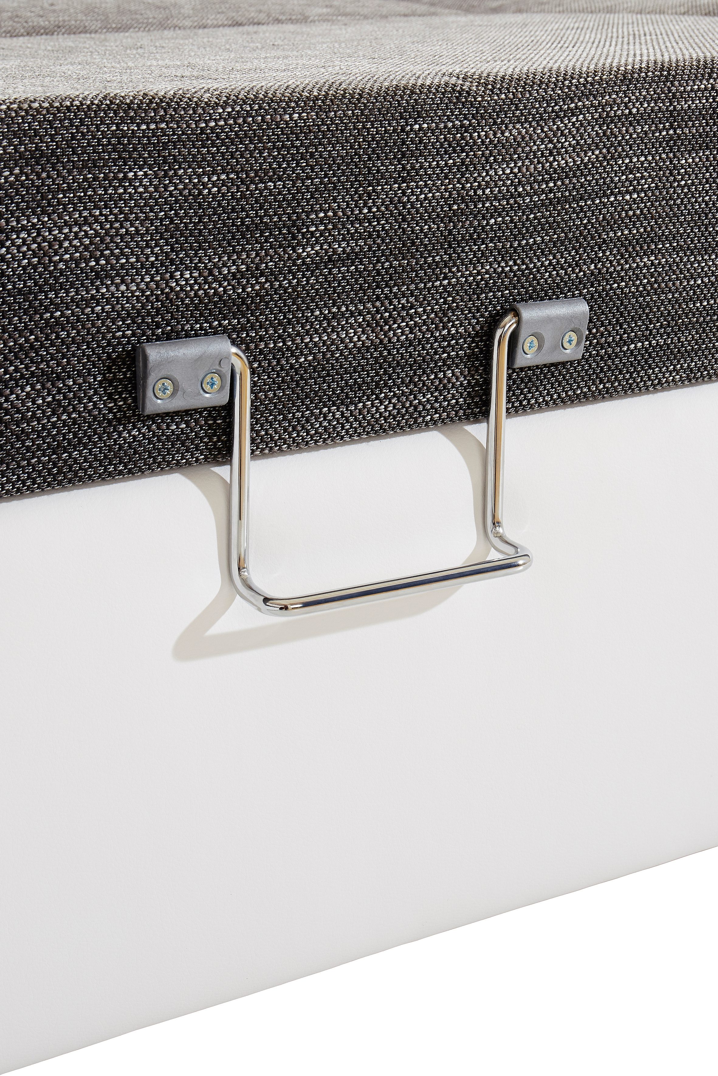 TRENDMANUFAKTUR Zithoek Reggae modern en comfortabel, actuele materiaalcombinatie, U-vorm