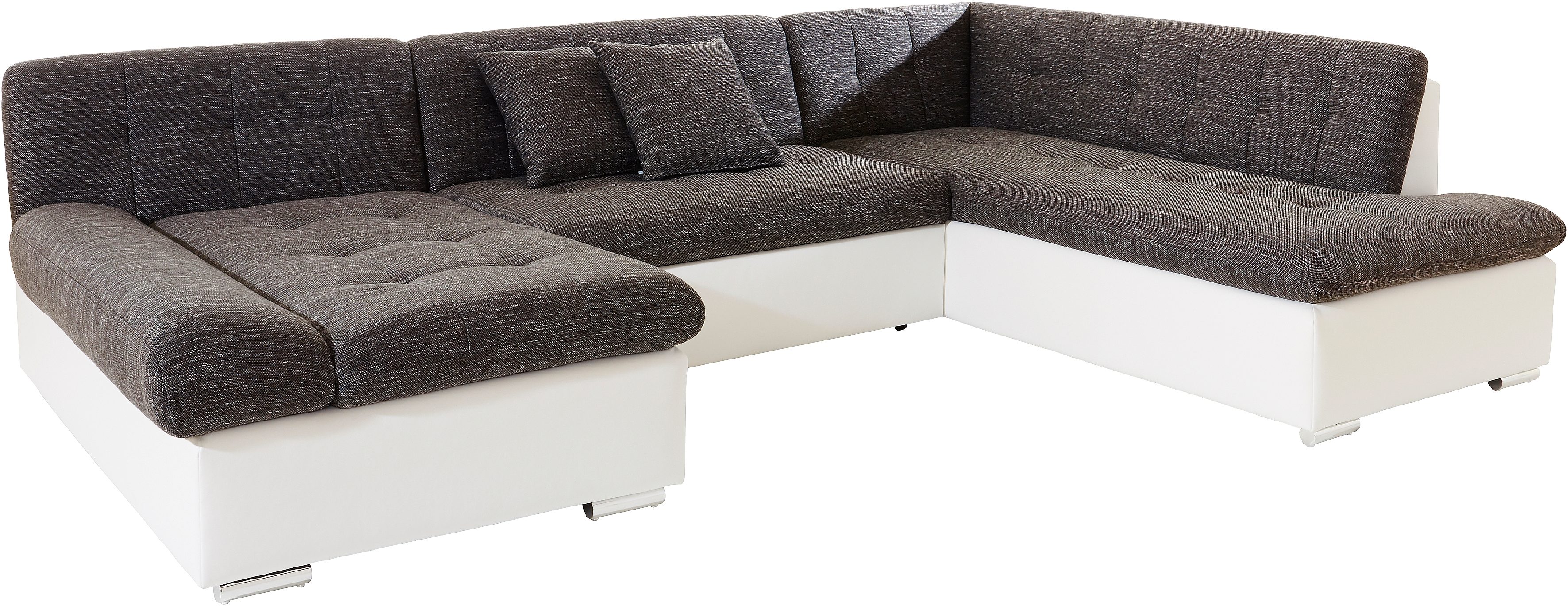 TRENDMANUFAKTUR Zithoek Reggae modern en comfortabel, actuele materiaalcombinatie, U-vorm