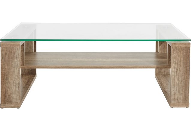 Salontafel met vensterglasplaat Salontafel met vensterglasplaat