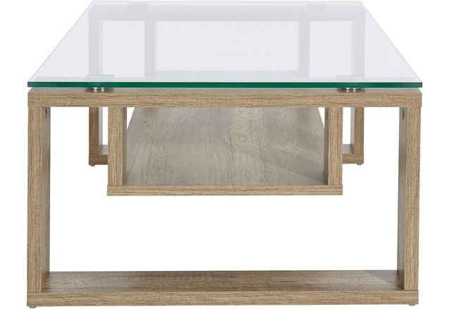 Salontafel met vensterglasplaat Salontafel met vensterglasplaat