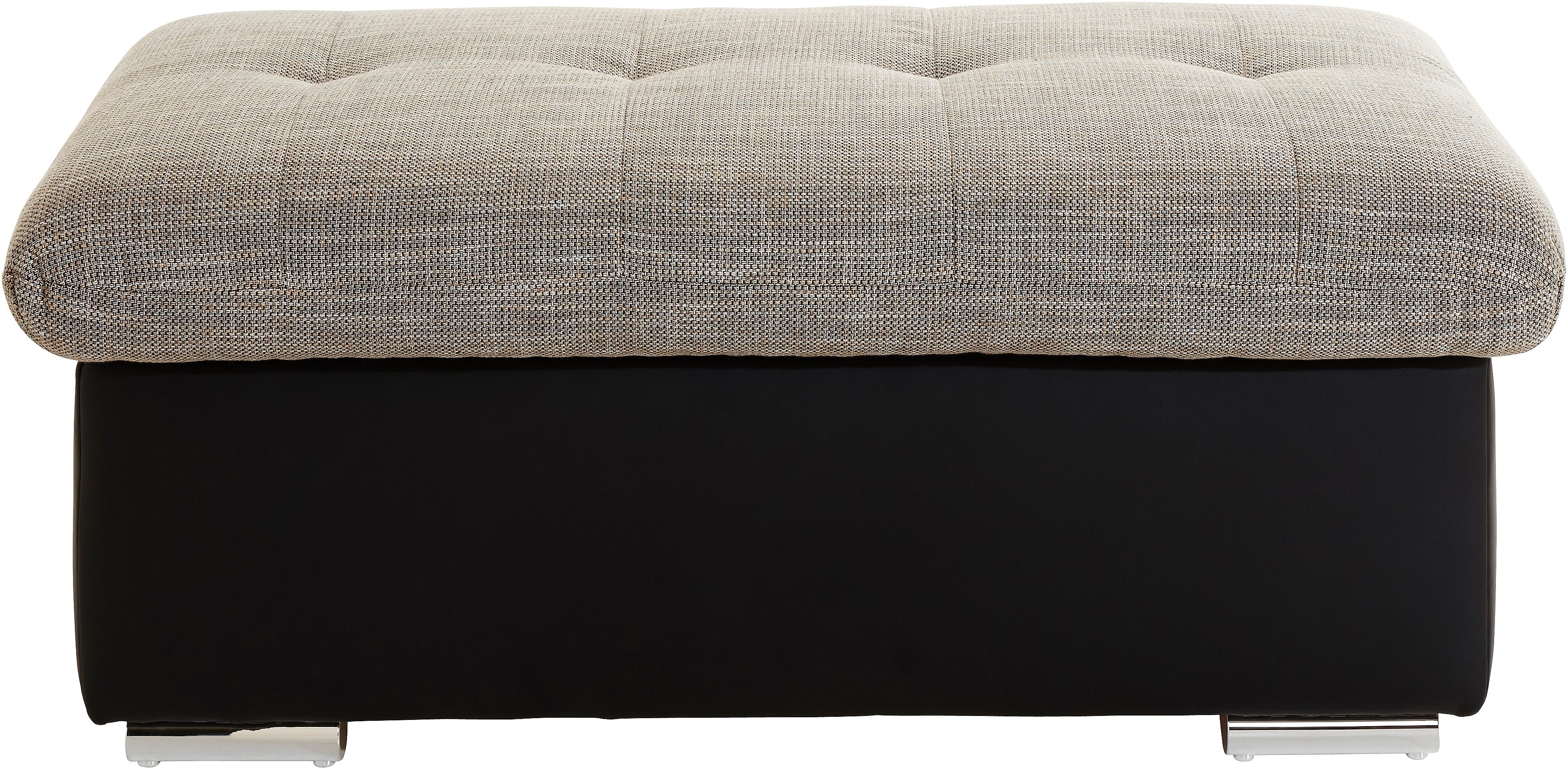TRENDMANUFAKTUR Hocker Reggae, bankhocker met geweldige detailafwerking in de zitting