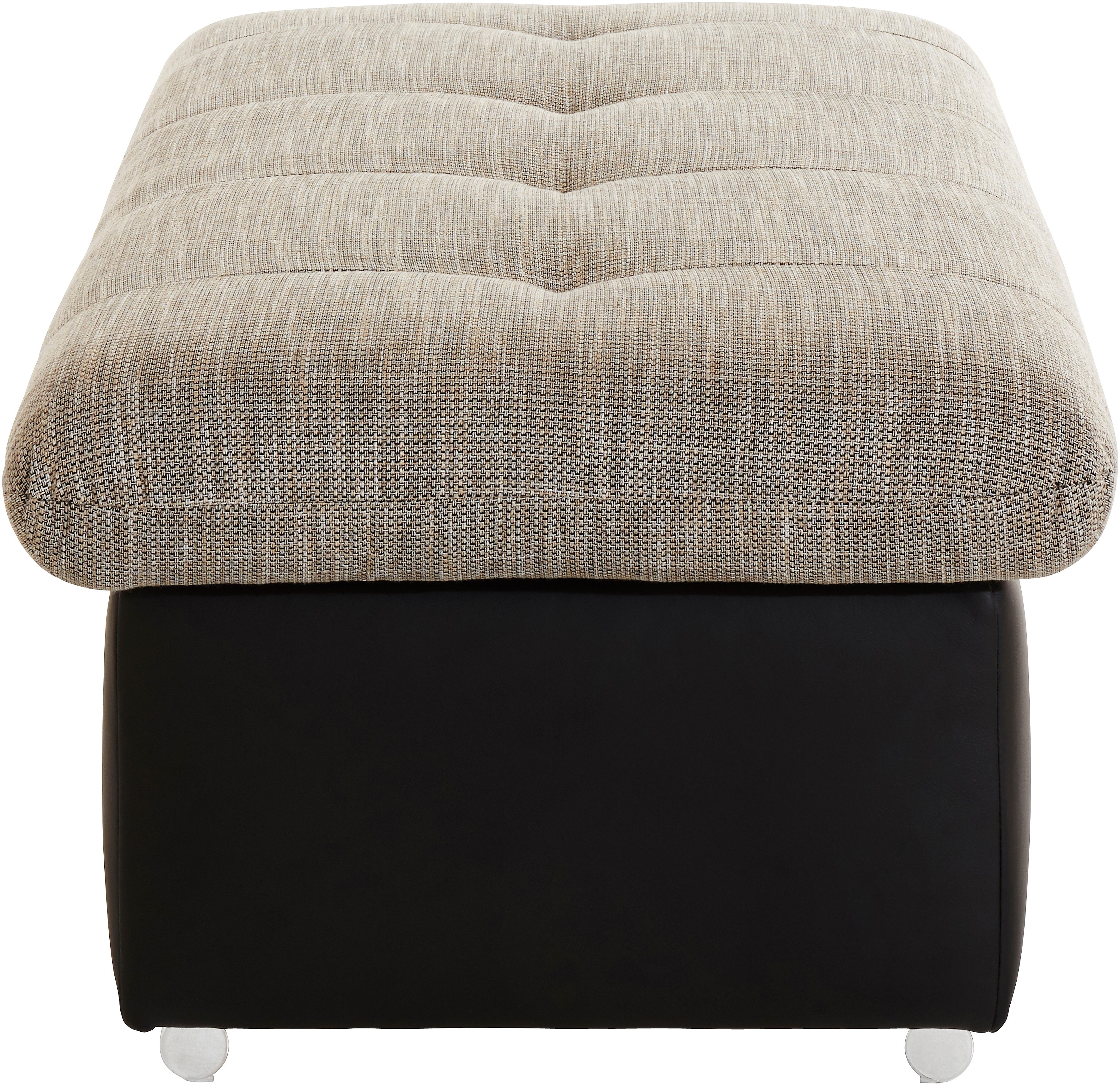 TRENDMANUFAKTUR Hocker Reggae, bankhocker met geweldige detailafwerking in de zitting
