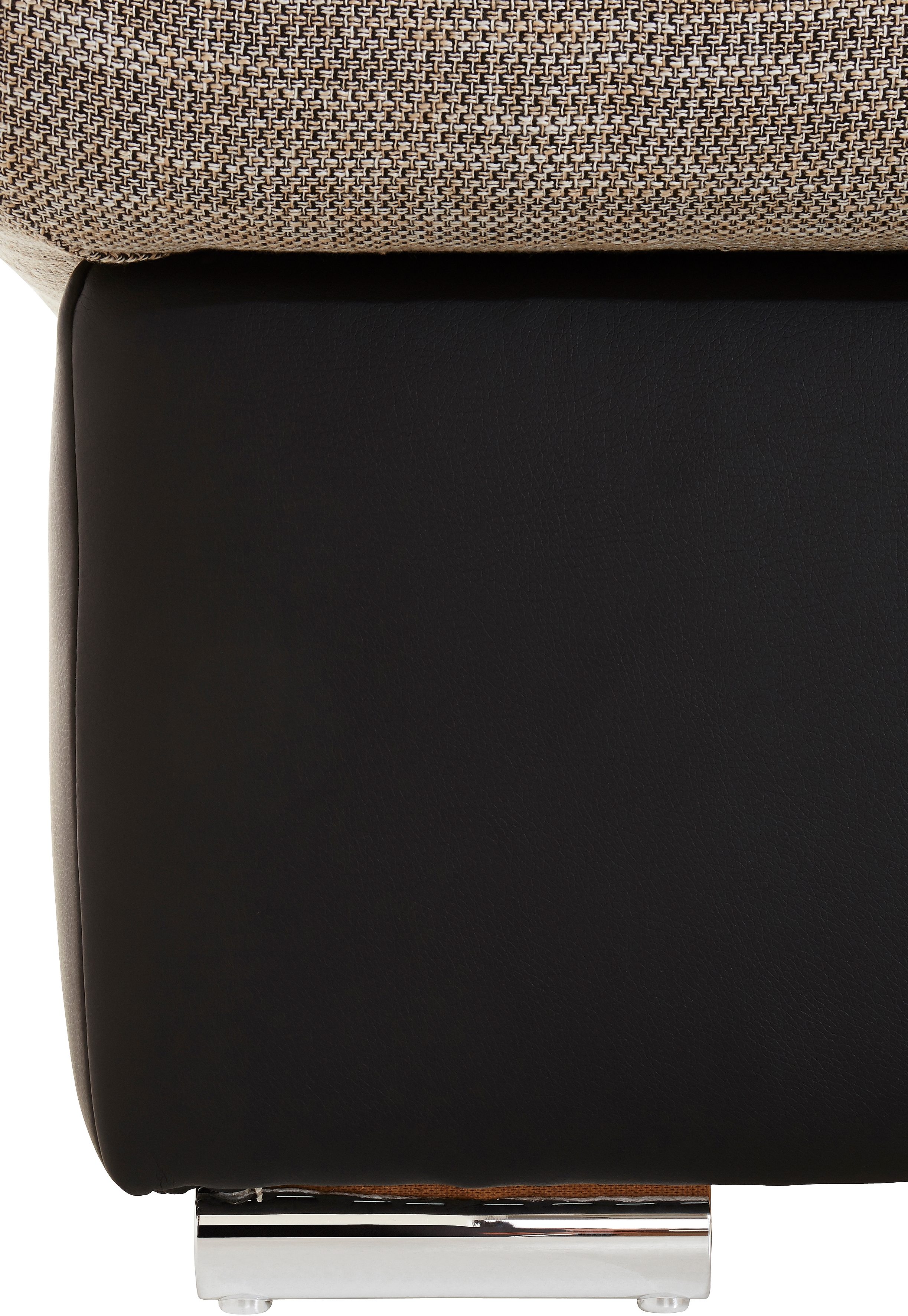TRENDMANUFAKTUR Hocker Reggae, bankhocker met geweldige detailafwerking in de zitting