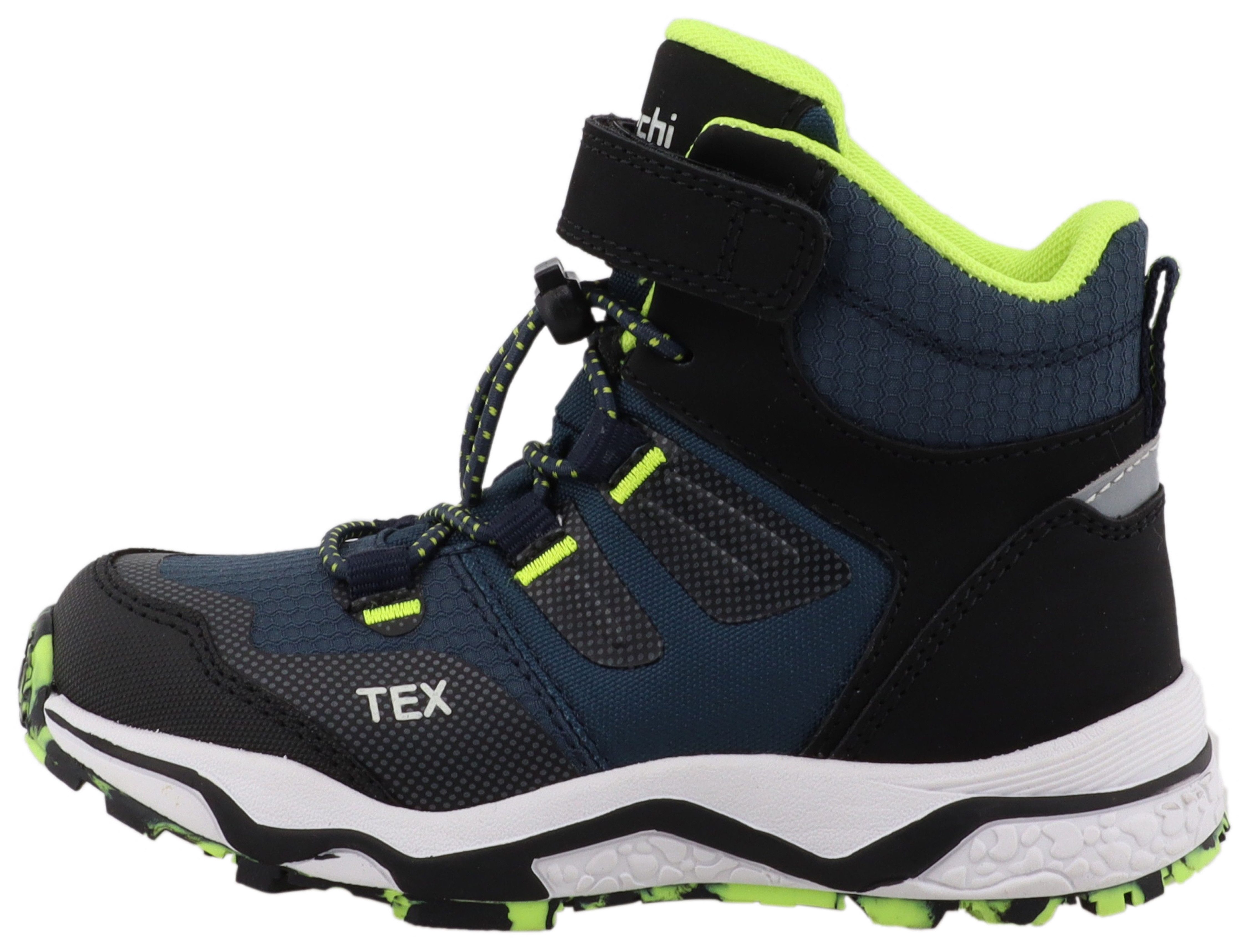 Lurchi Winterlaarzen Leonard TEX Trekkingboots met snelsluiting, maatsjabloon om te downloaden