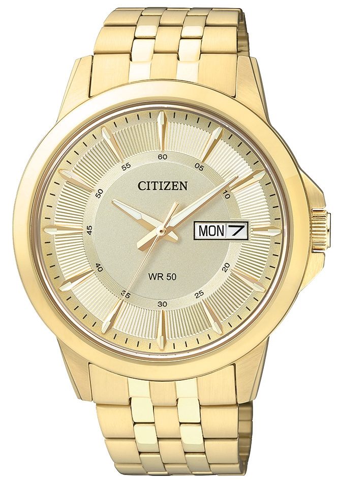 Citizen Kwartshorloge BF2011-01EE Horloge, herenhorloge, dameshorloge, leren band, datum